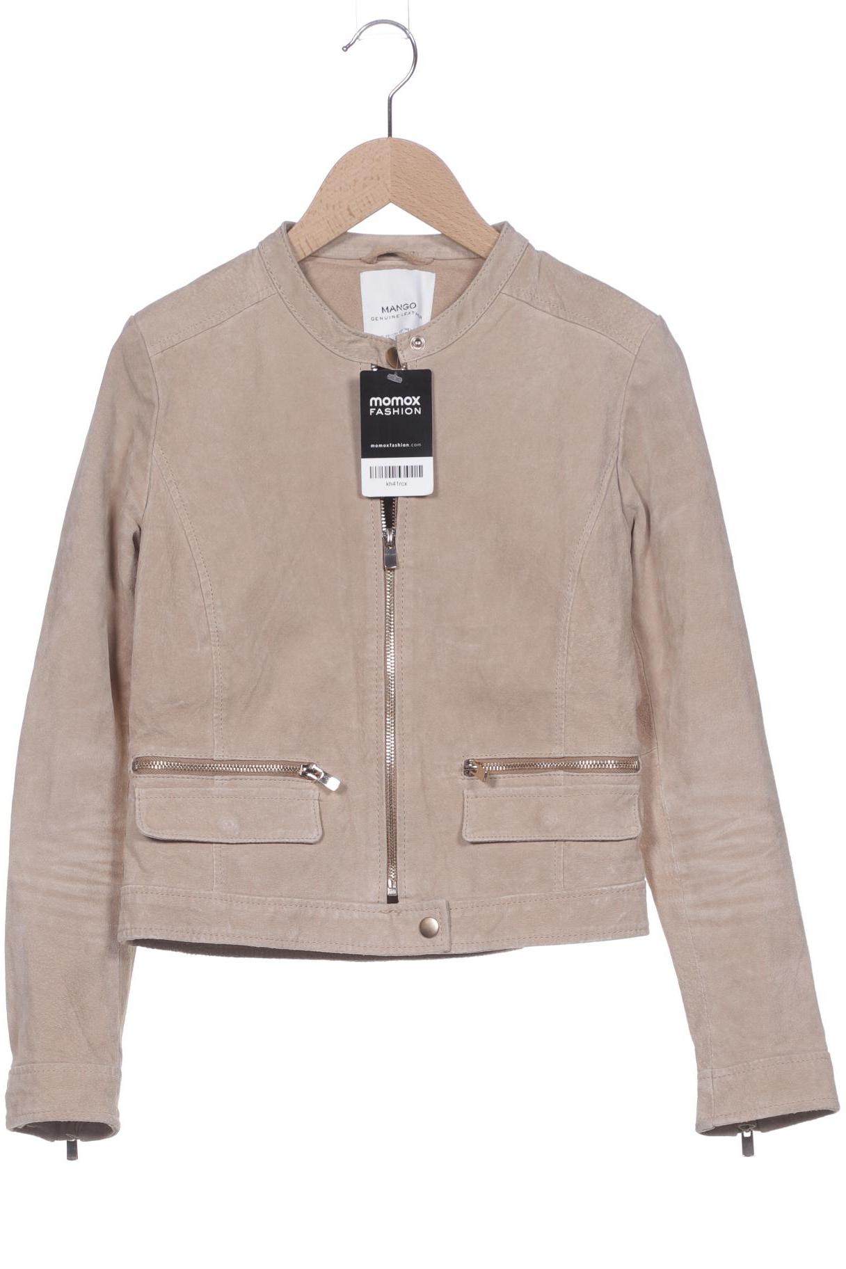 

Mango Damen Jacke, beige, Gr. 34