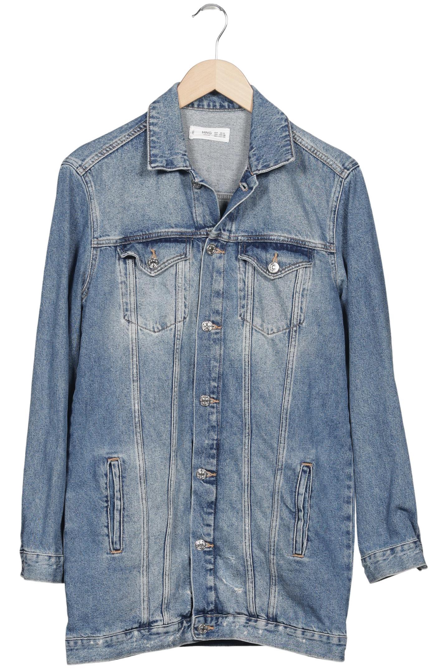 

Mango Damen Jacke, blau, Gr. 34