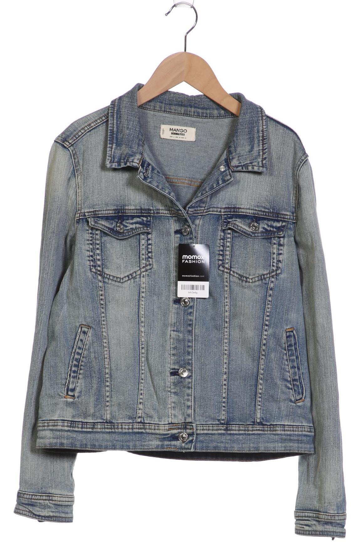 

MANGO Damen Jacke, blau