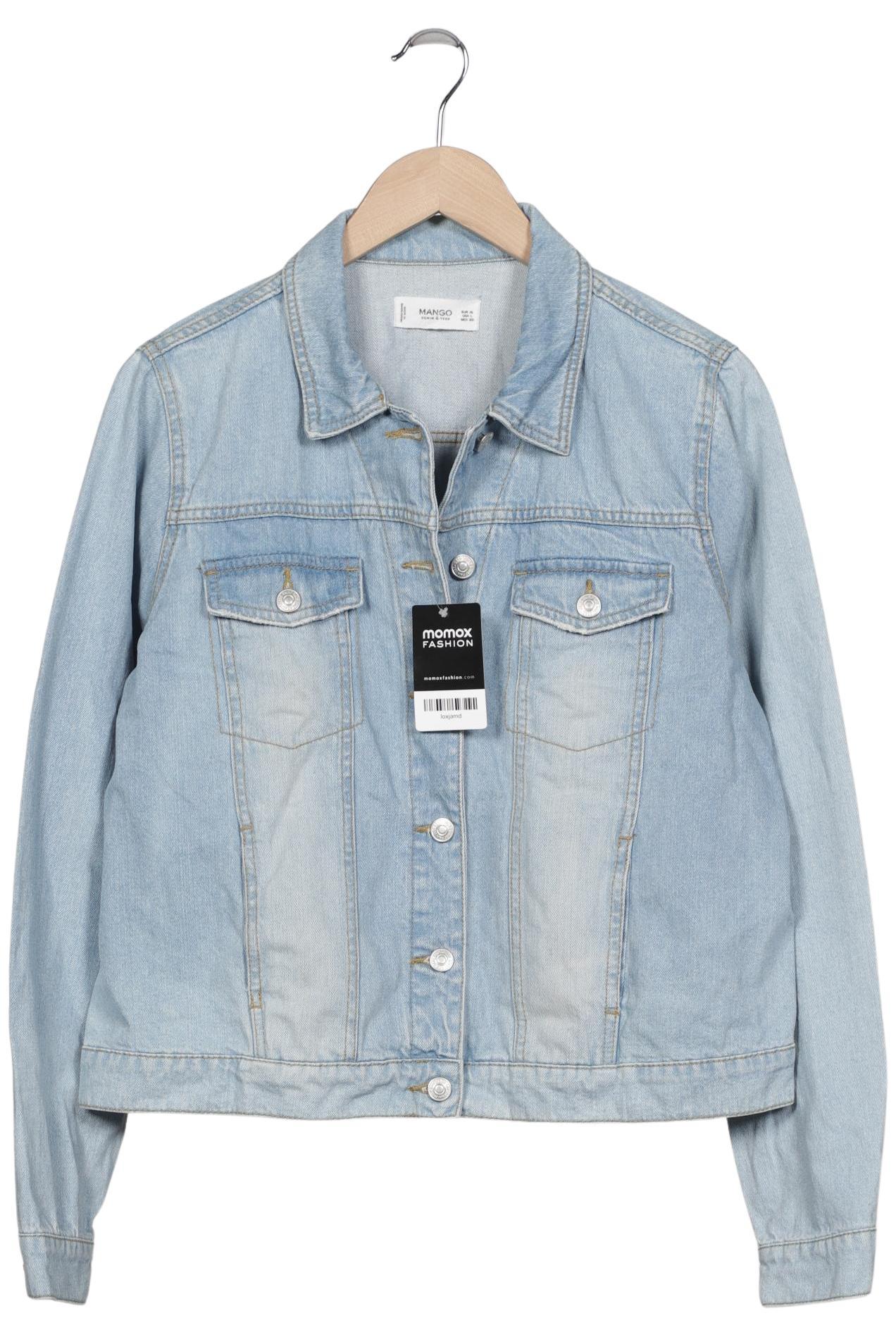 

Mango Damen Jacke, hellblau, Gr. 44