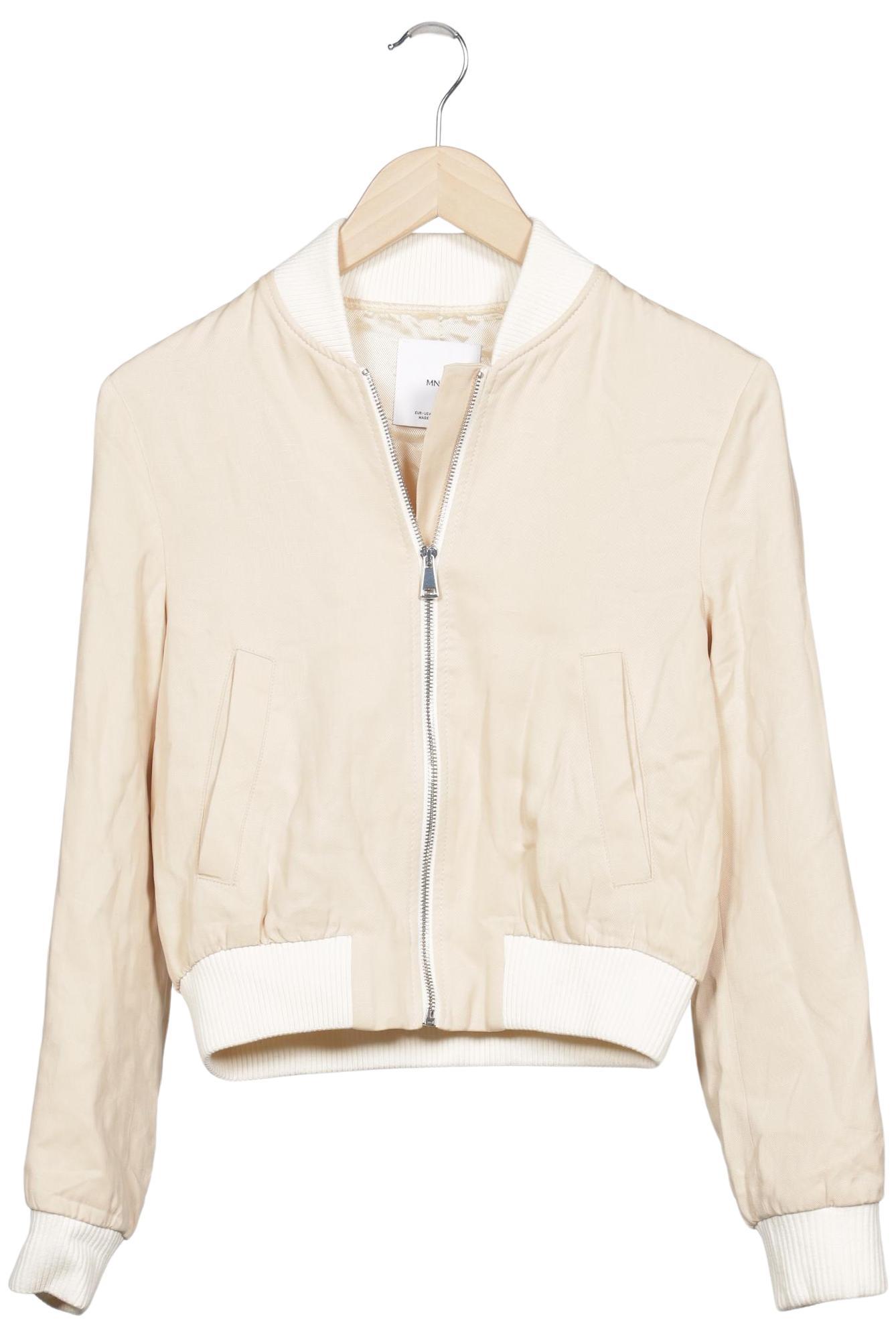 

Mango Damen Jacke, beige, Gr. 34