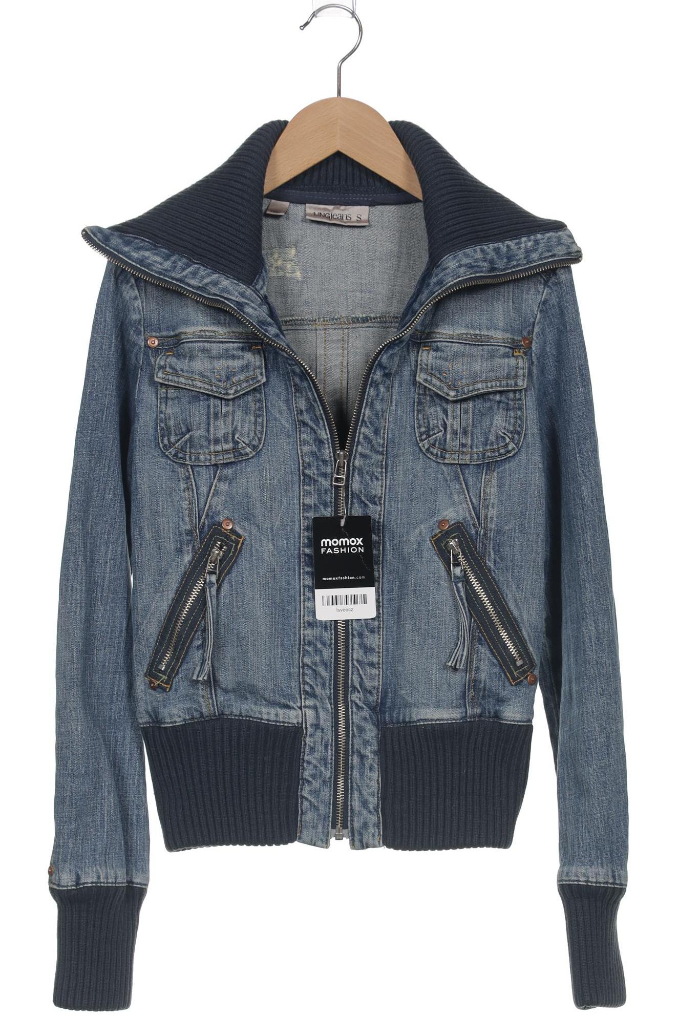 

Mango Damen Jacke, blau, Gr. 36