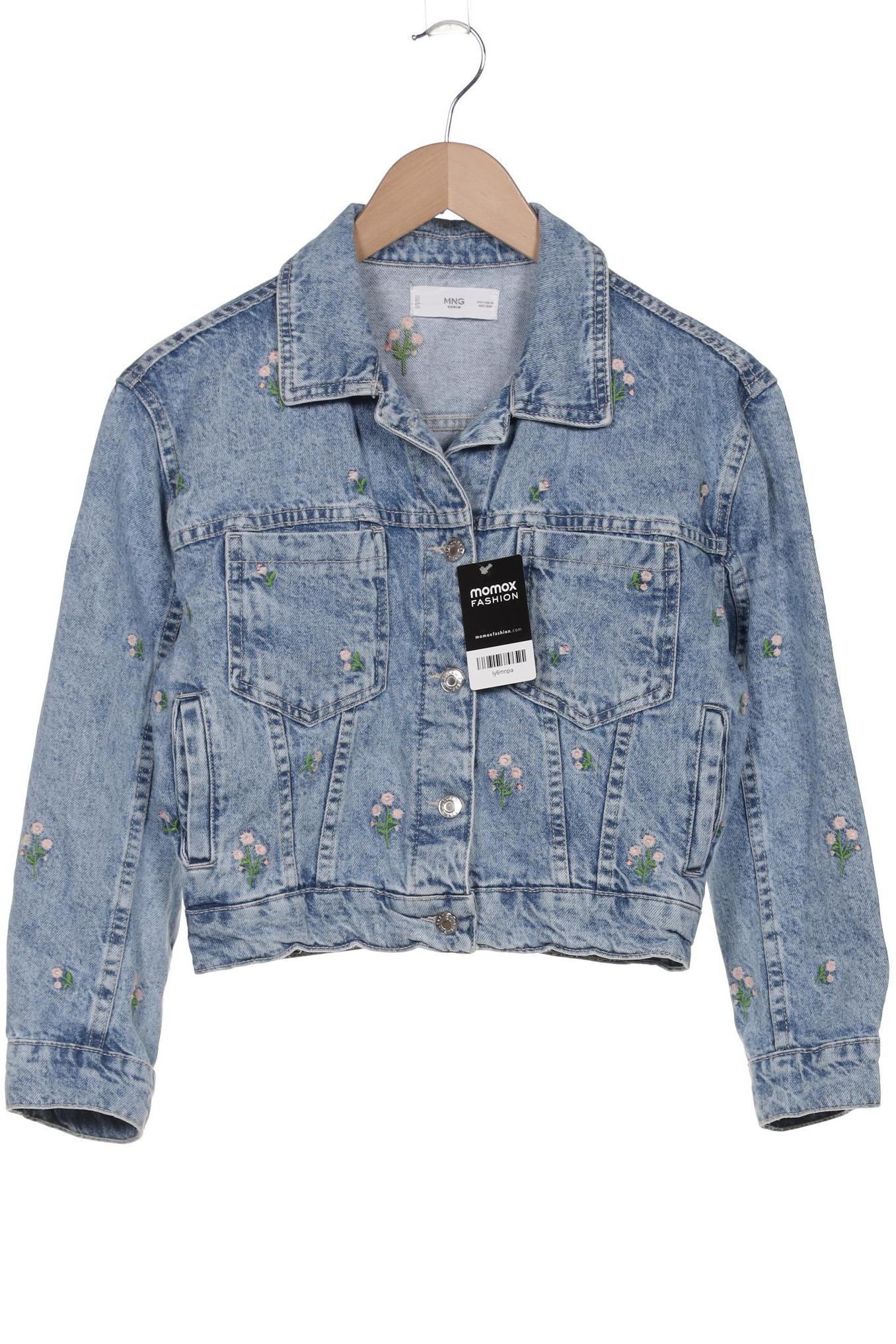 

Mango Damen Jacke, hellblau, Gr. 34