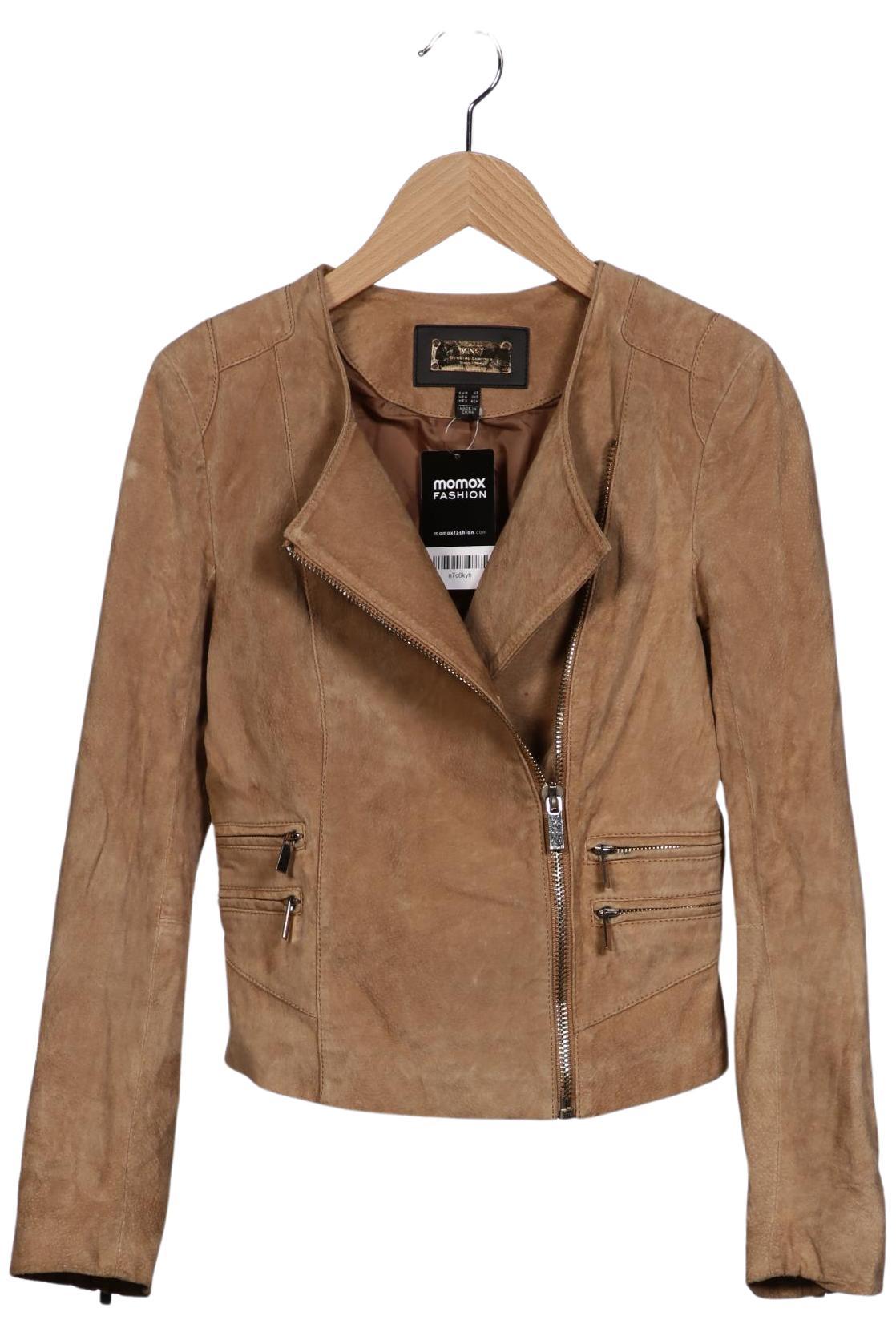 

Mango Damen Jacke, beige, Gr. 34