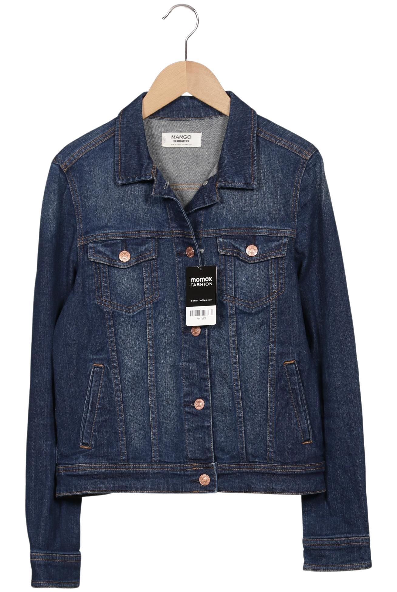 

Mango Damen Jacke, blau, Gr. 36