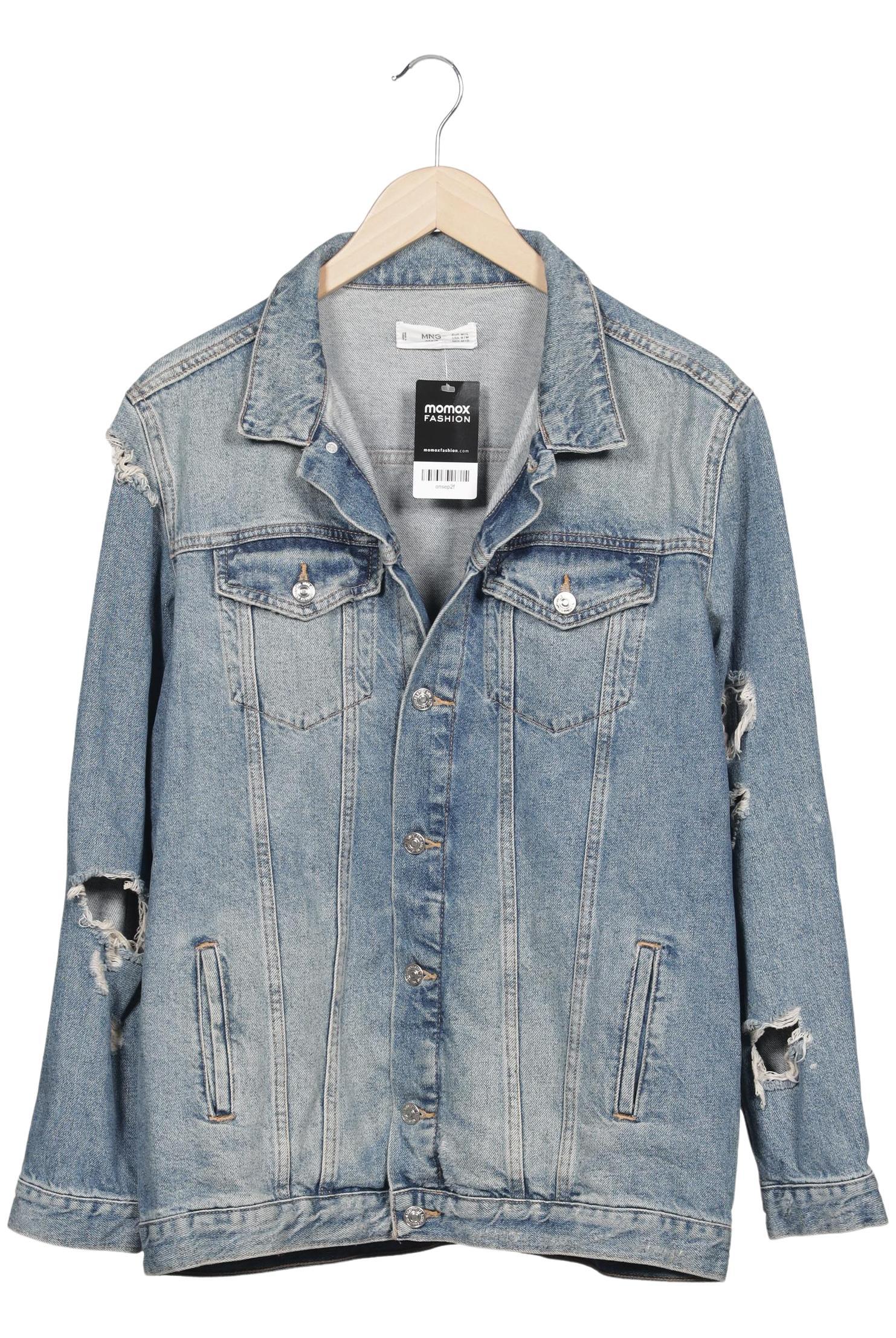 

Mango Damen Jacke, hellblau, Gr. 38