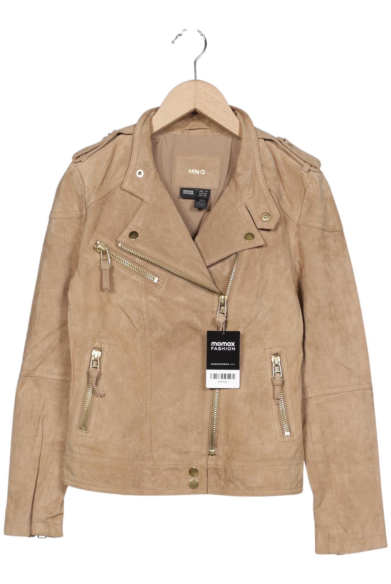 

Mango Damen Jacke, beige, Gr. 34