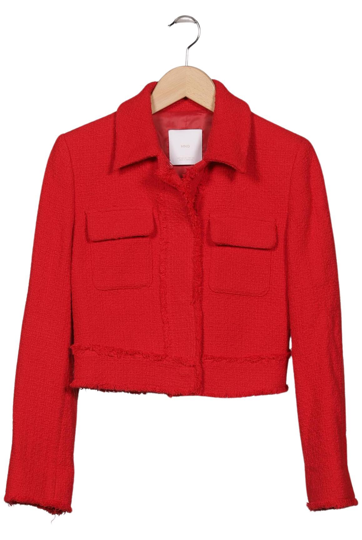 

Mango Damen Jacke, rot, Gr. 34