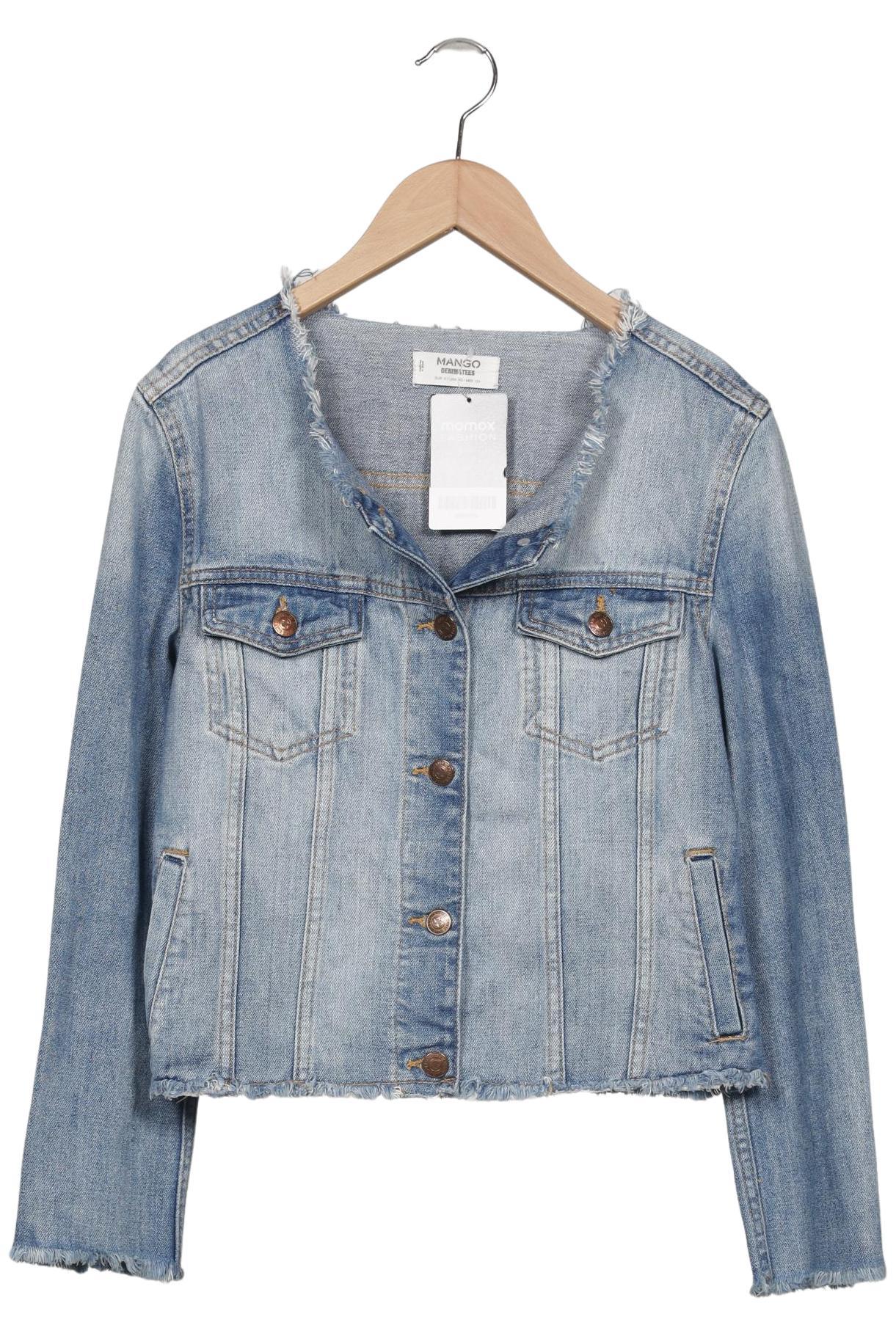 

Mango Damen Jacke, hellblau, Gr. 36