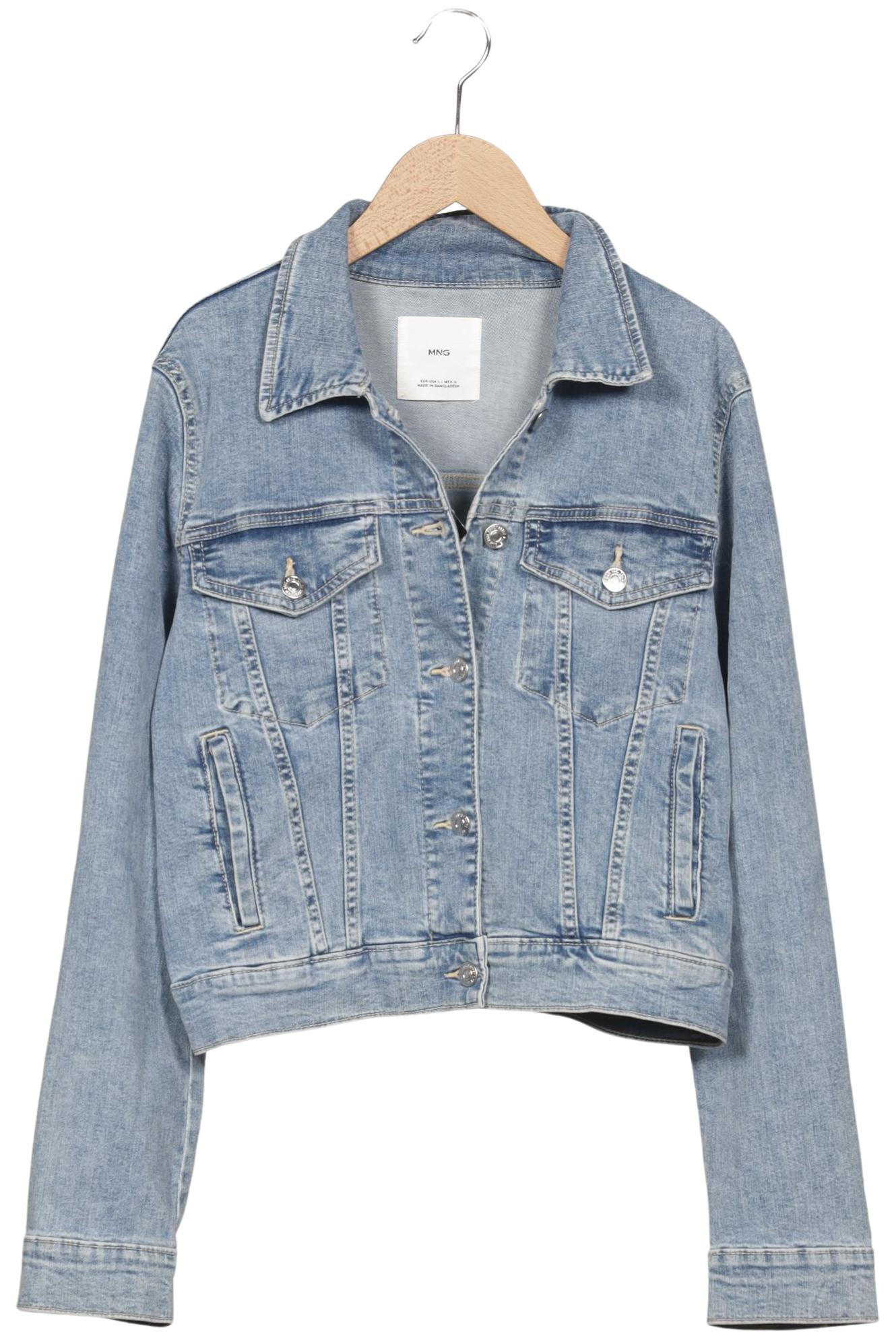 

Mango Damen Jacke, hellblau, Gr. 42