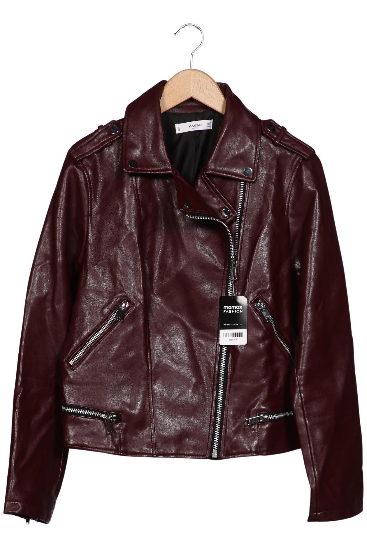 

Mango Damen Jacke, bordeaux, Gr. 44