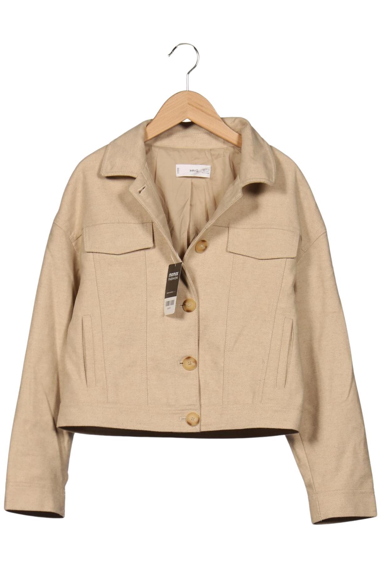 

Mango Damen Jacke, beige, Gr. 34
