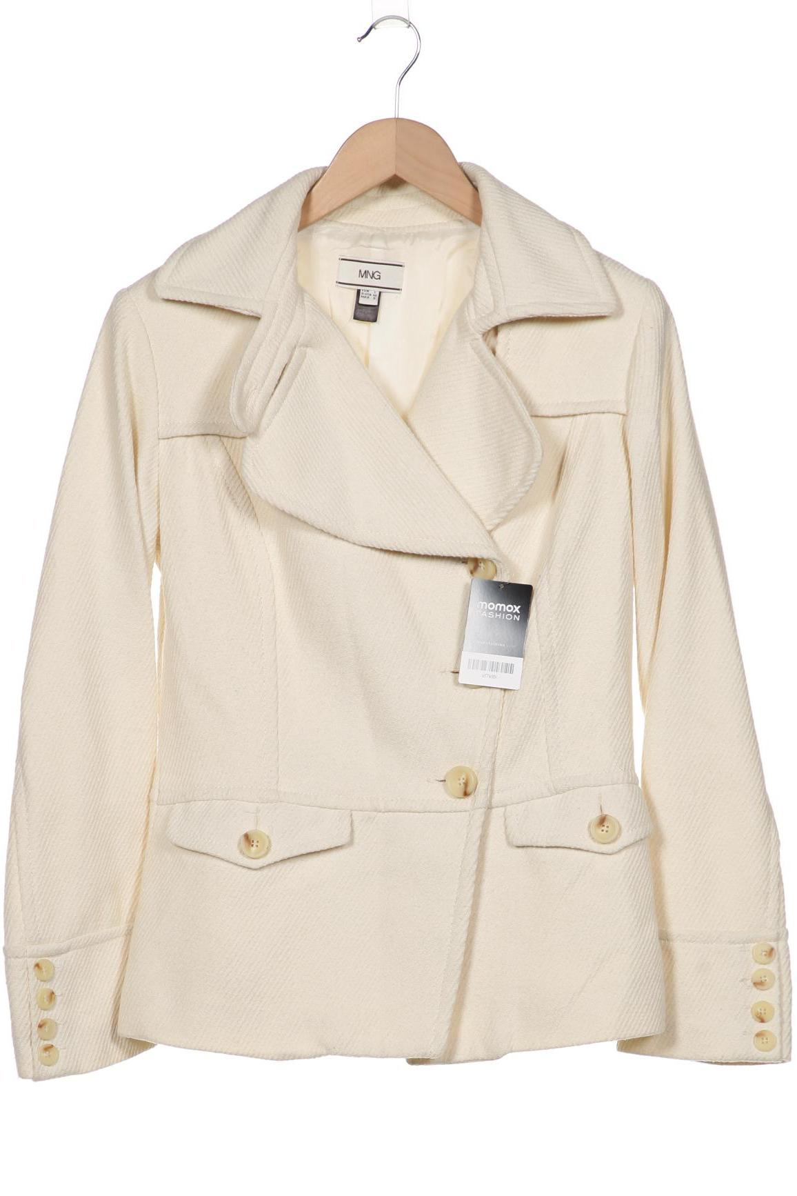 

MANGO Damen Jacke, cremeweiß