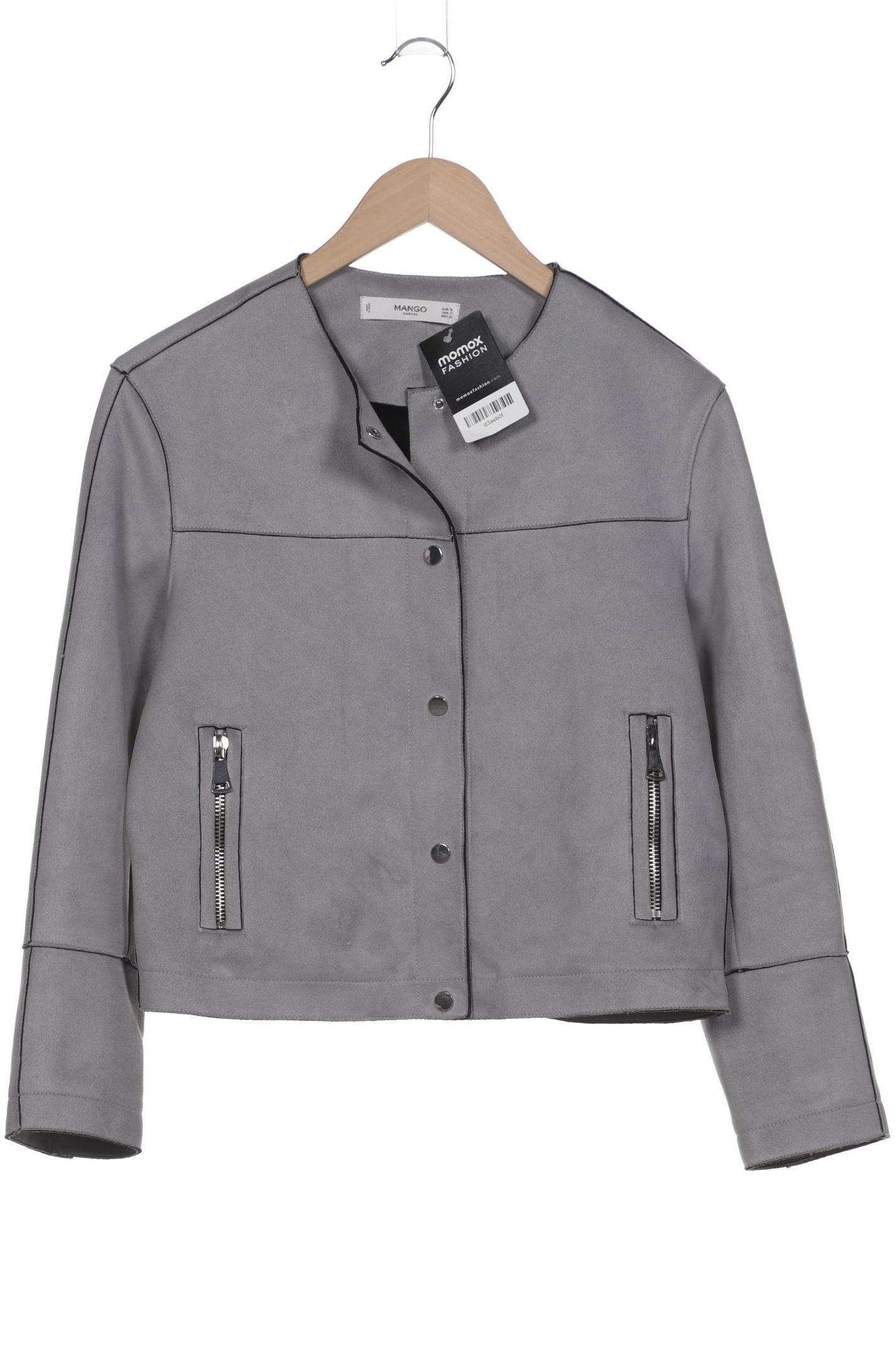 

Mango Damen Jacke, grau, Gr. 38