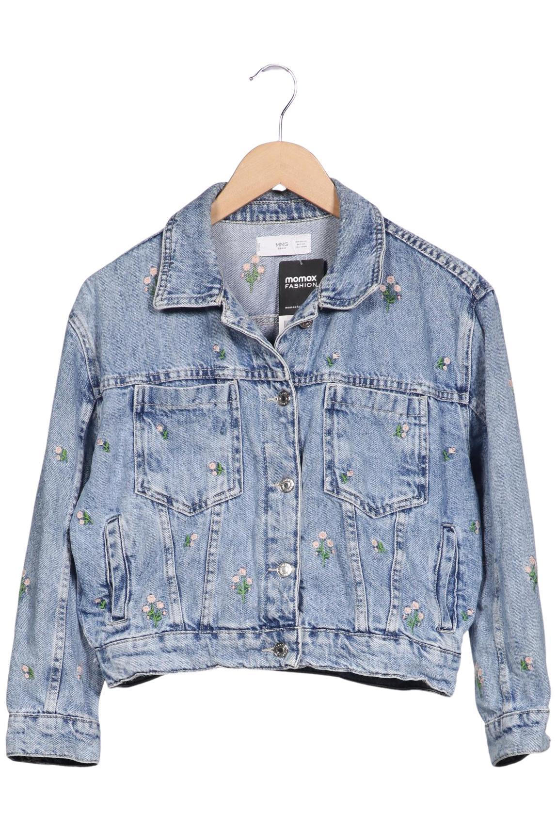 

Mango Damen Jacke, hellblau, Gr. 34