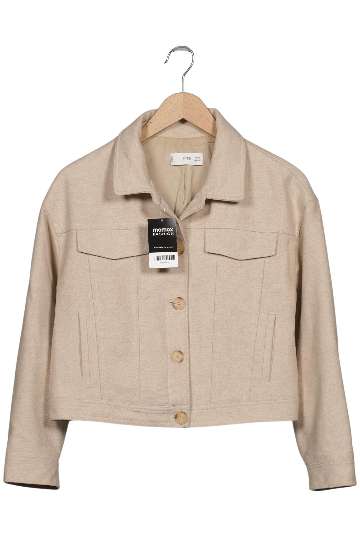 

Mango Damen Jacke, beige, Gr. 36