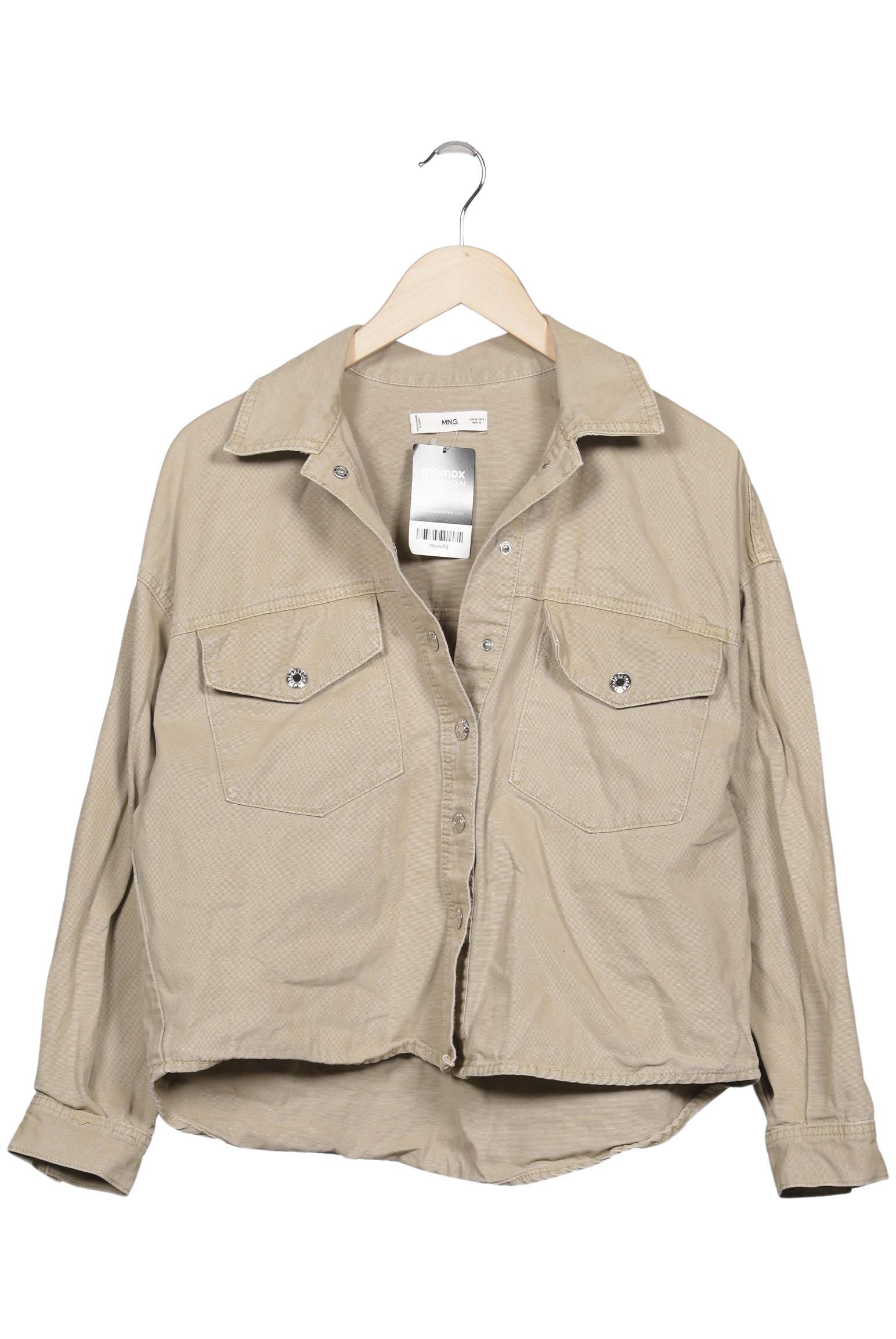 

Mango Damen Jacke, beige, Gr. 38