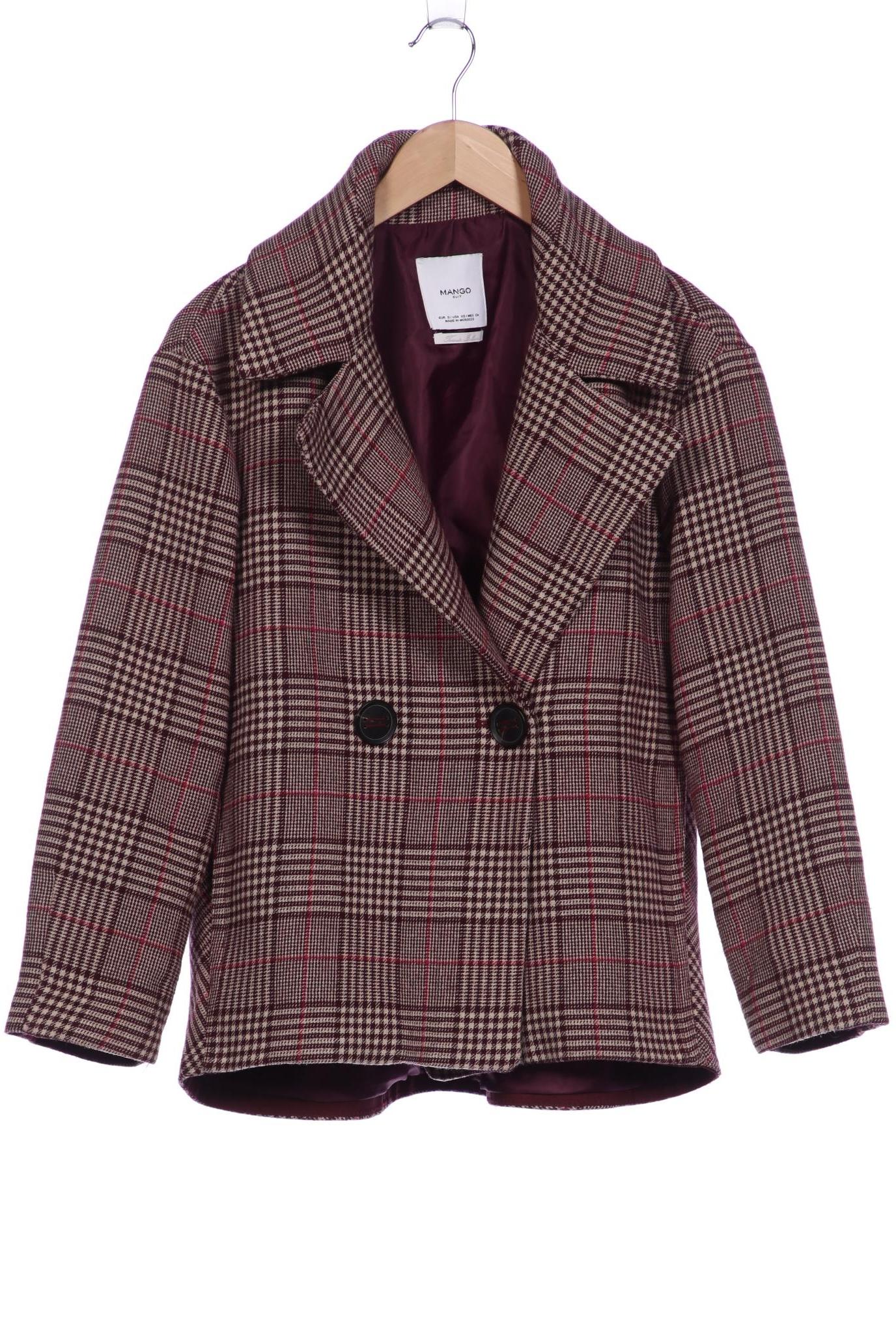 

Mango Damen Jacke, bordeaux, Gr. 36