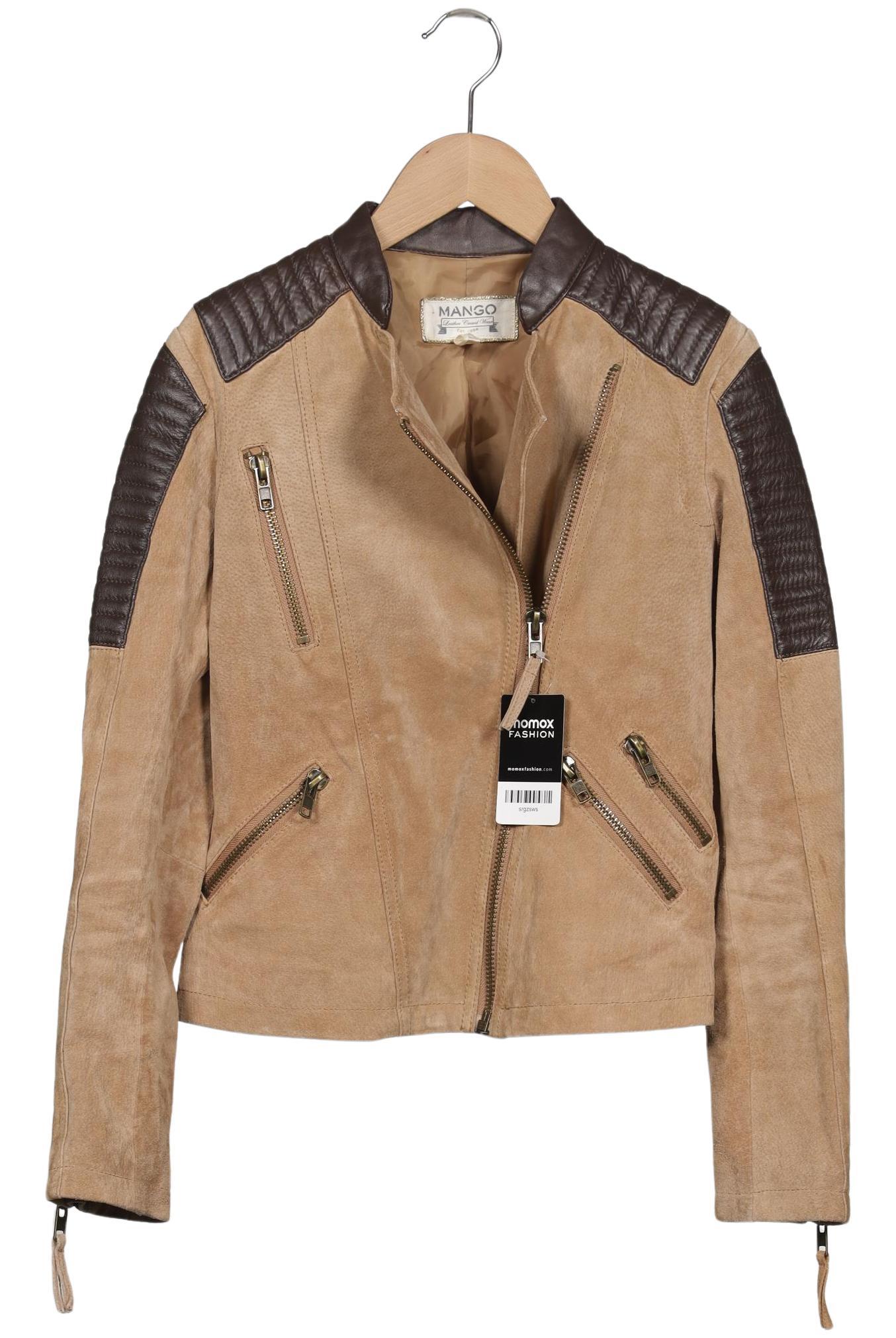 

Mango Damen Jacke, beige, Gr. 34