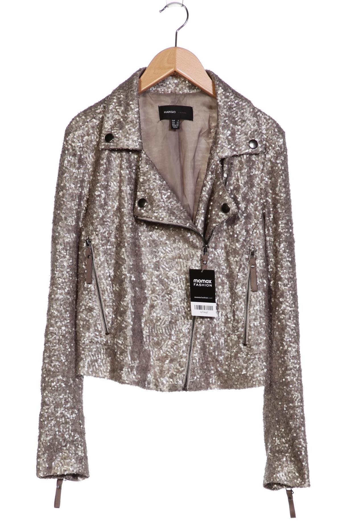 

MANGO Damen Jacke, grau