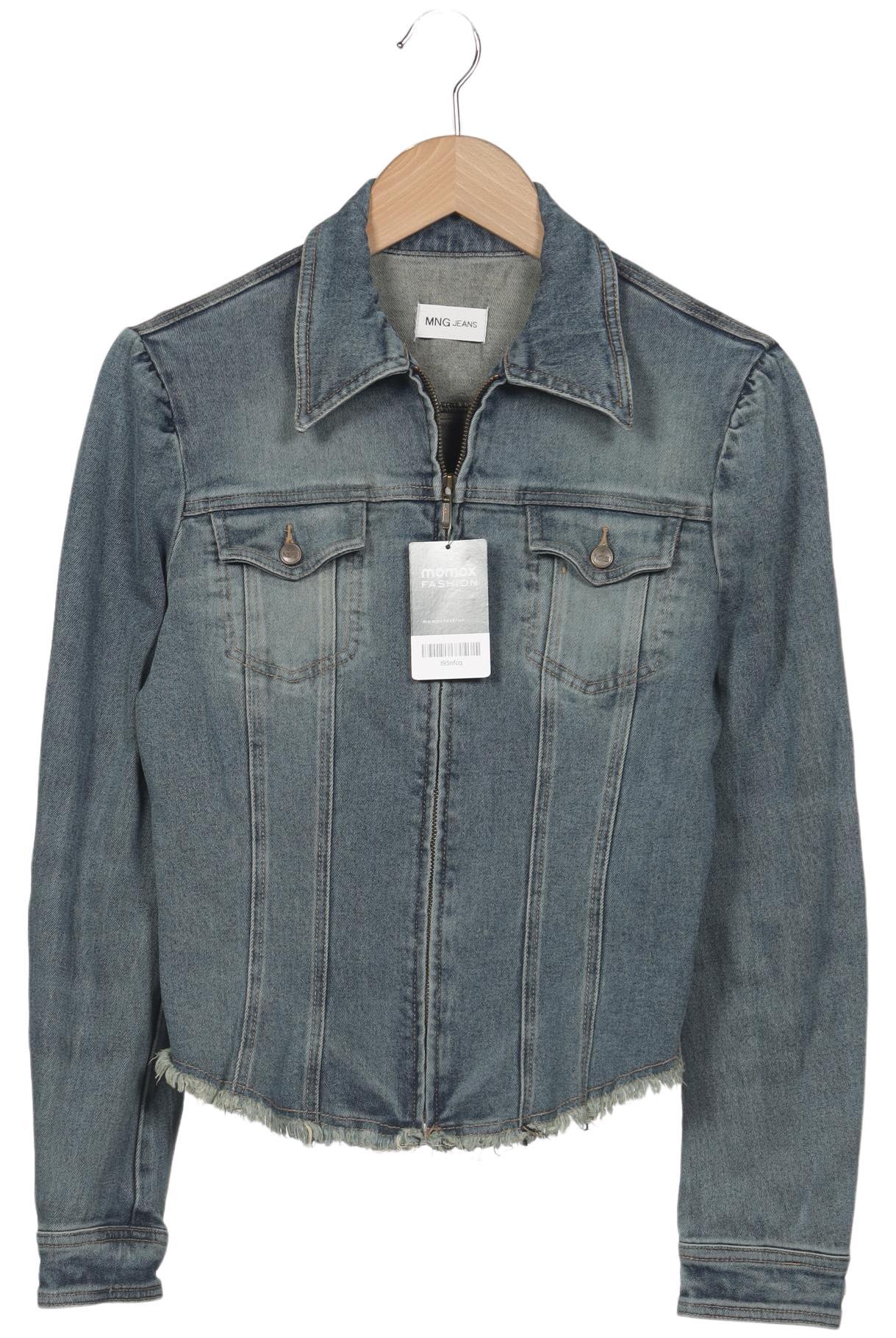 

Mango Damen Jacke, blau, Gr. 38