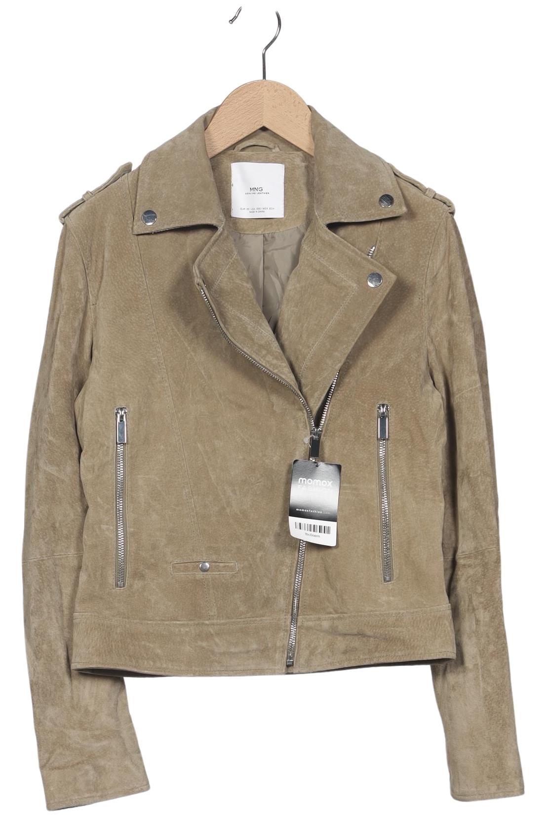 

Mango Damen Jacke, beige, Gr. 34
