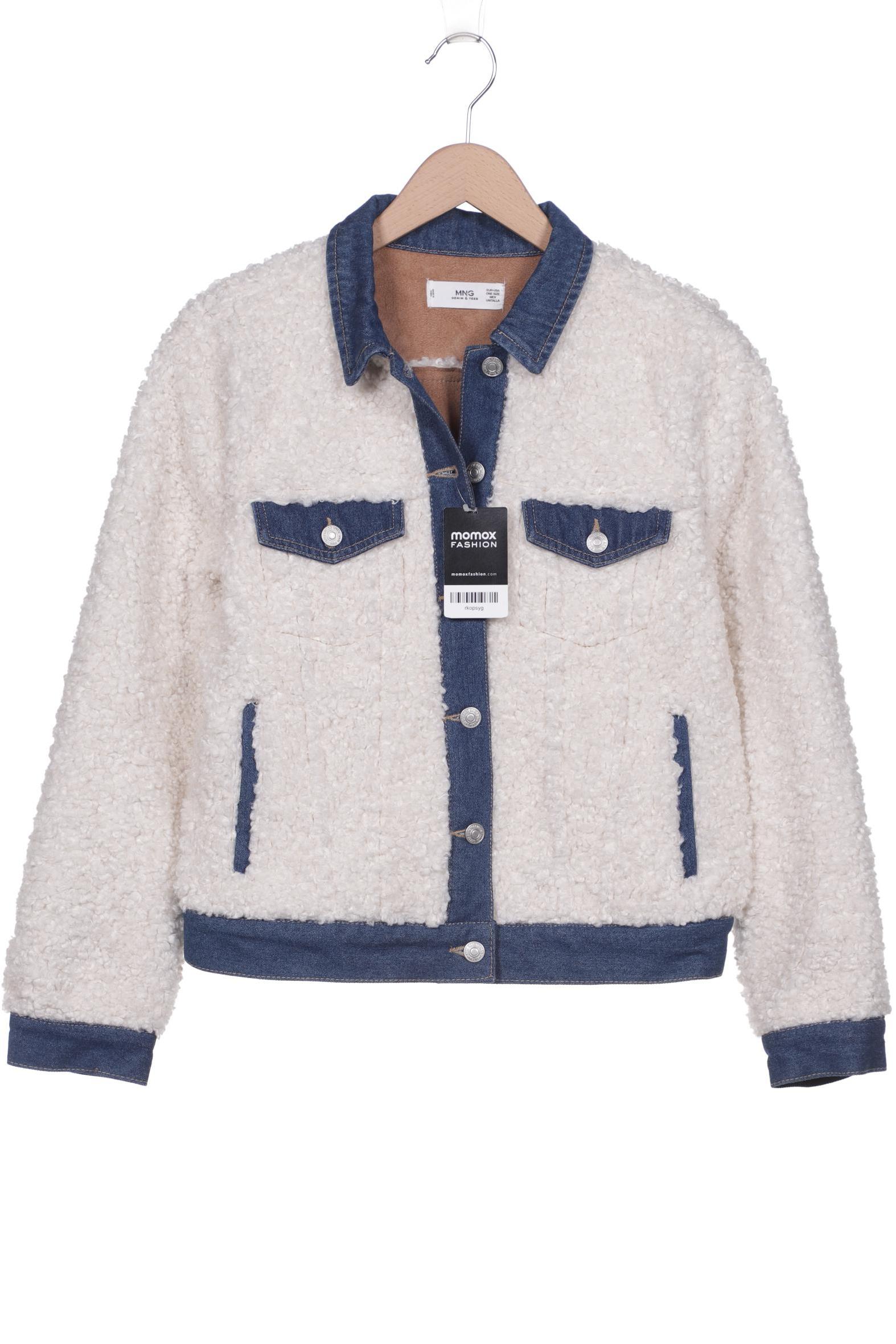 

MANGO Damen Jacke, cremeweiß