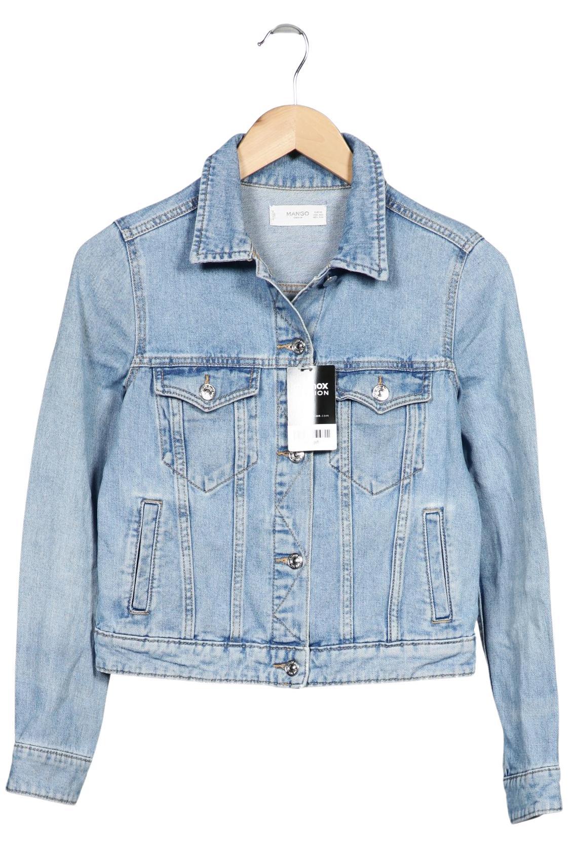 

Mango Damen Jacke, hellblau, Gr. 34