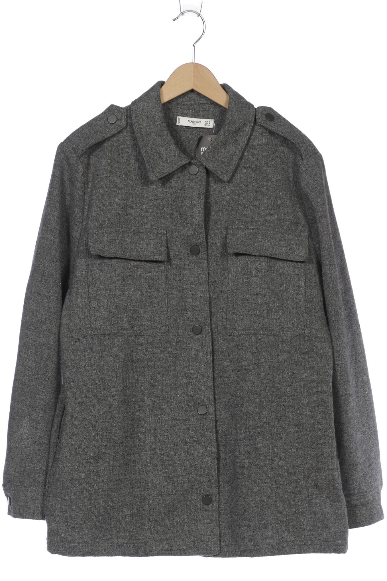 

Mango Damen Jacke, grau, Gr. 36