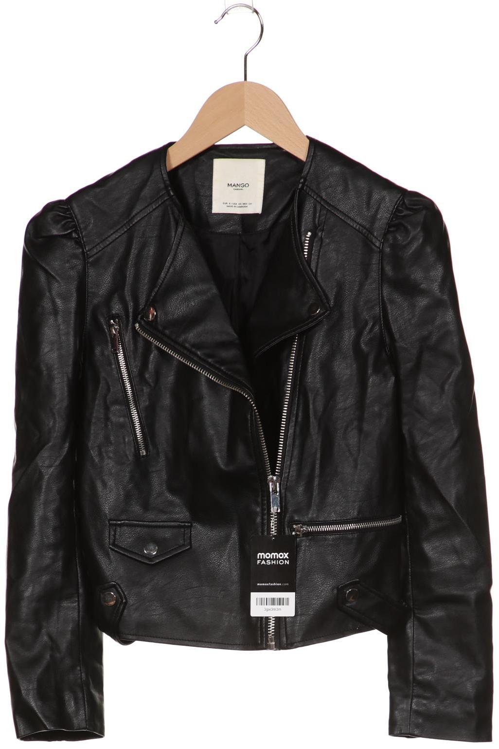 

MANGO Damen Jacke, schwarz