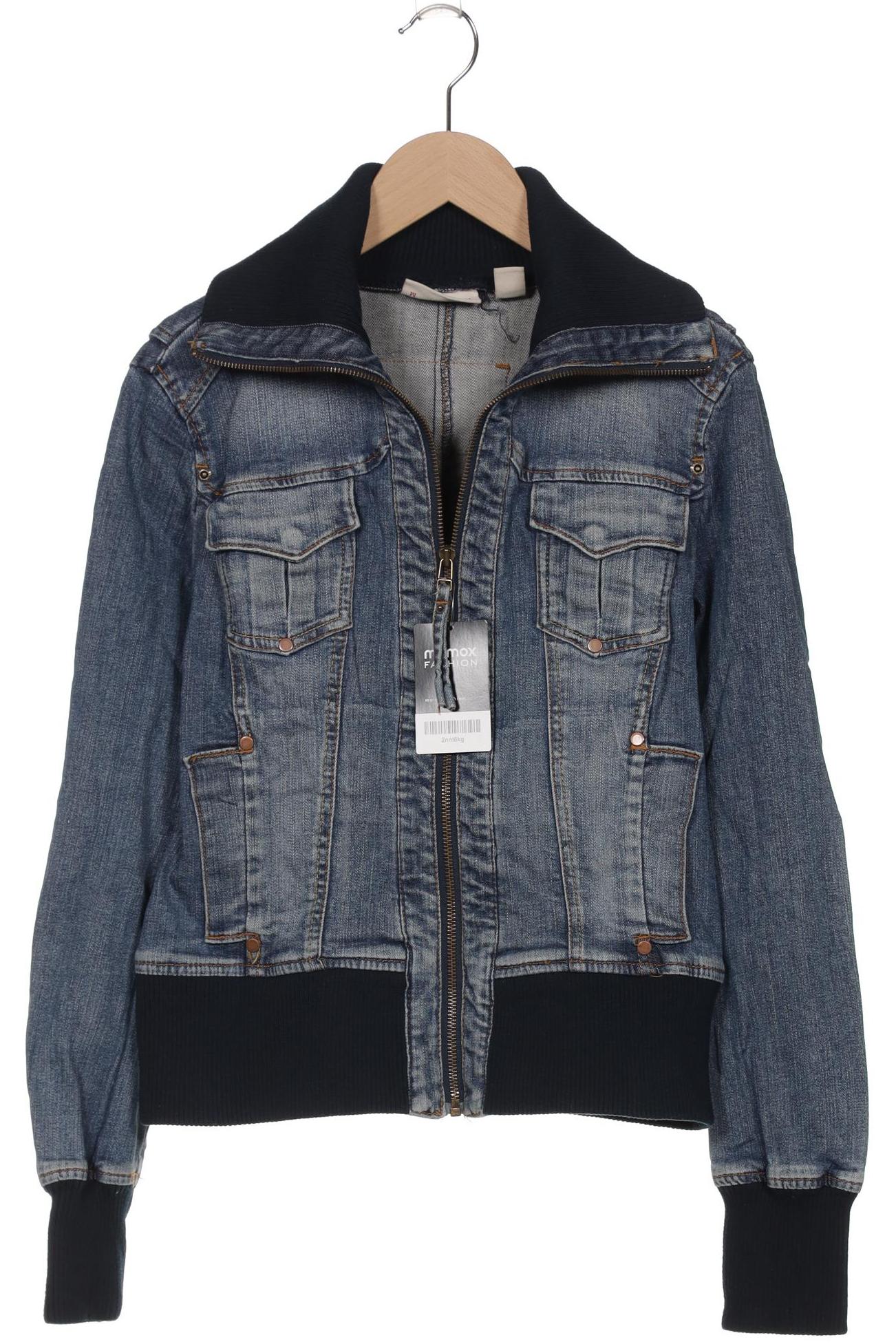

Mango Damen Jacke, blau, Gr. 38