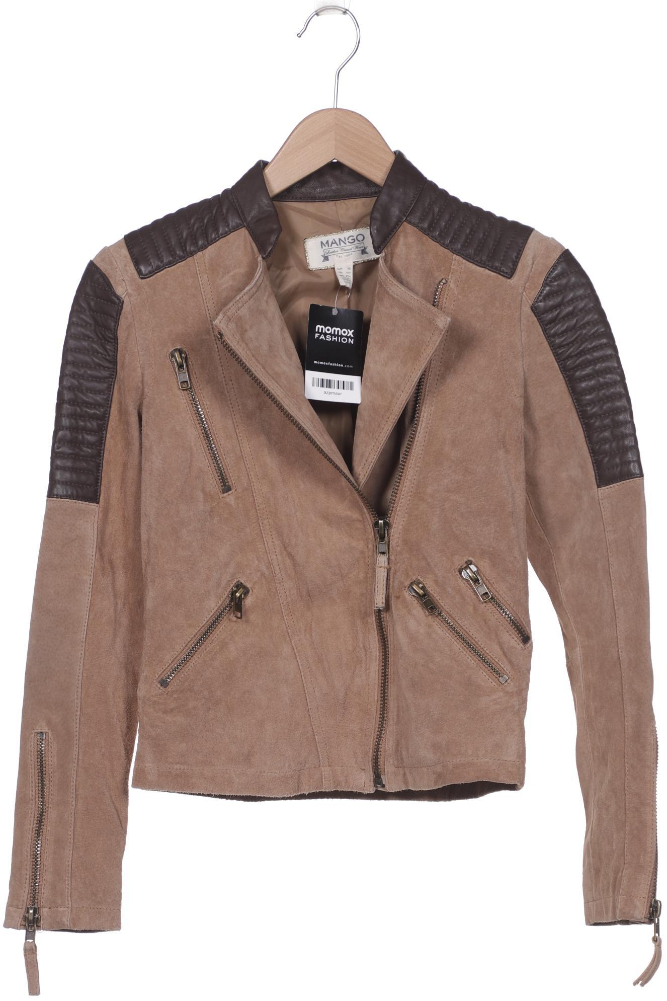 

Mango Damen Jacke, beige, Gr. 34