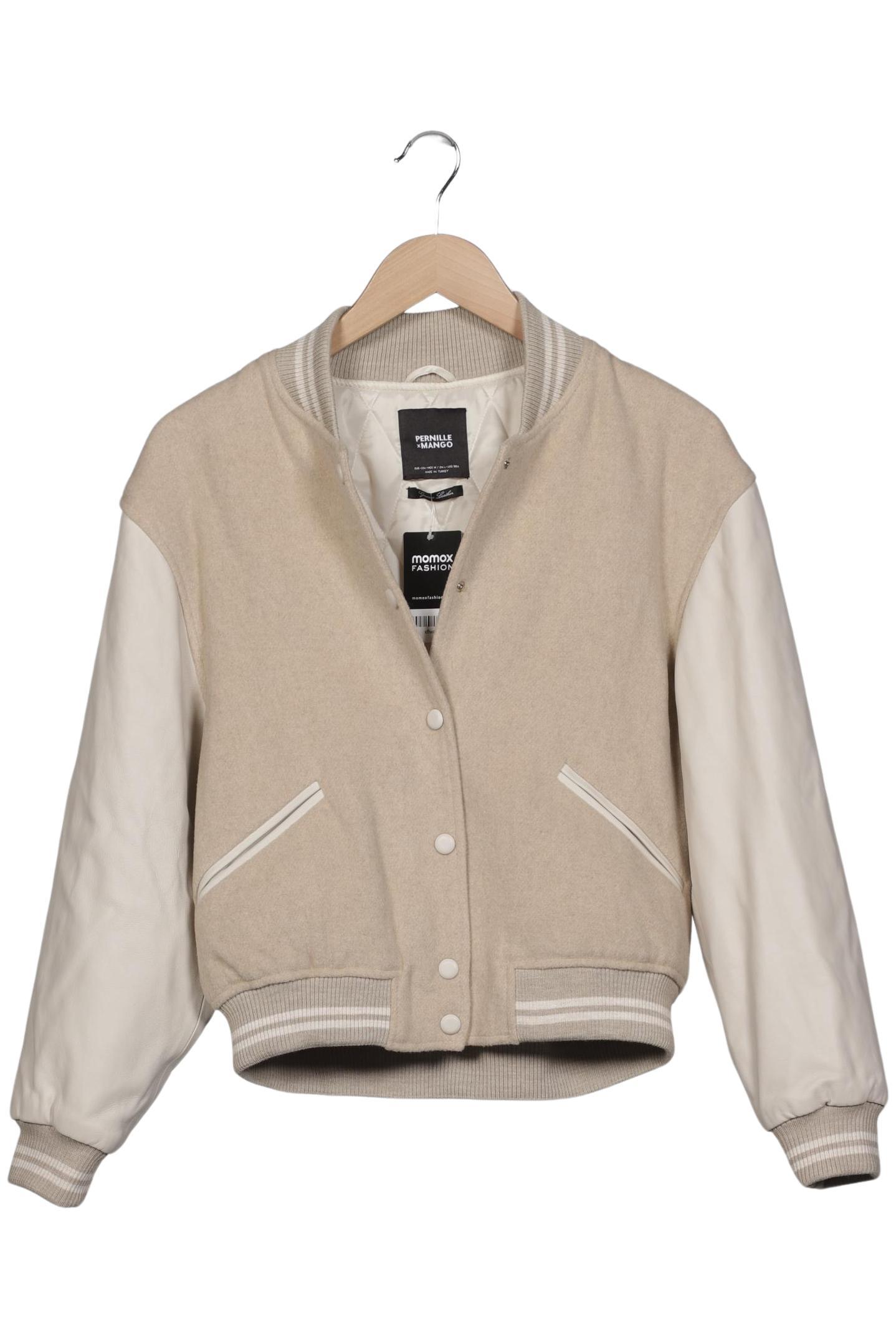

Mango Damen Jacke, beige, Gr. 38