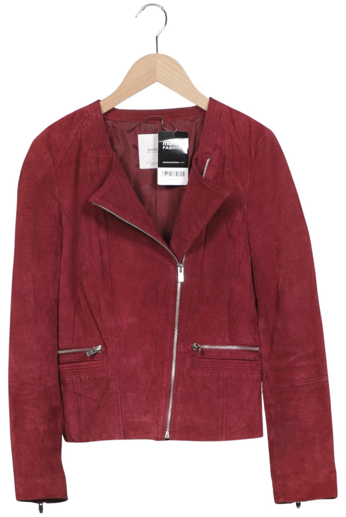 

Mango Damen Jacke, bordeaux, Gr. 36