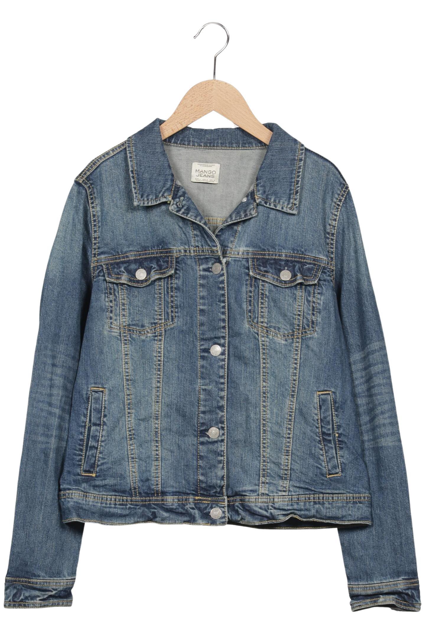 

Mango Damen Jacke, blau, Gr. 42