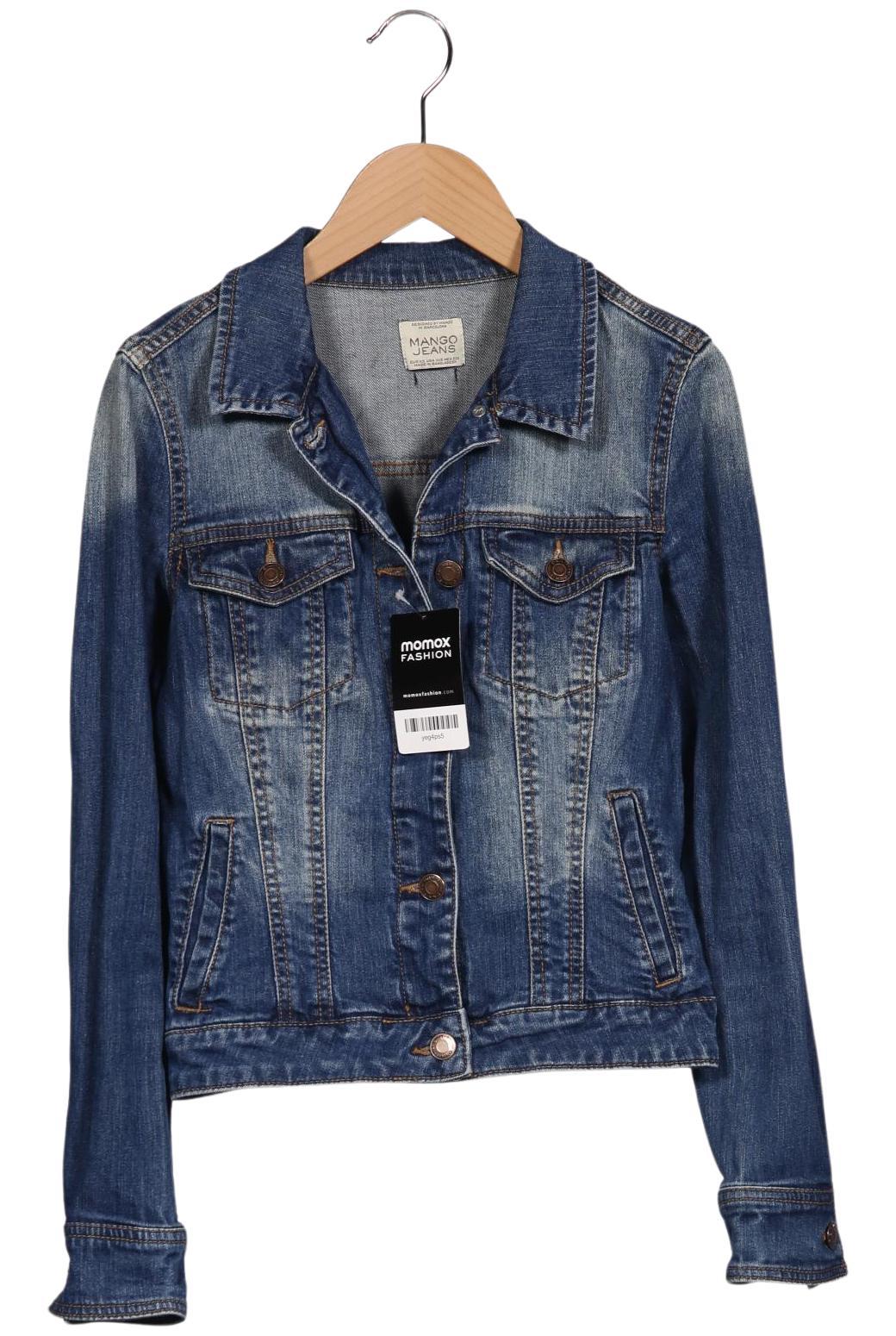 

Mango Damen Jacke, blau, Gr. 34