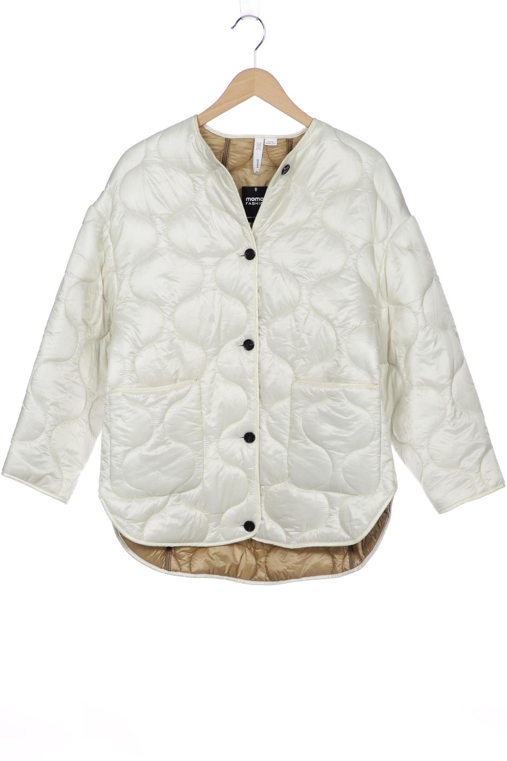 

MANGO Damen Jacke, cremeweiß