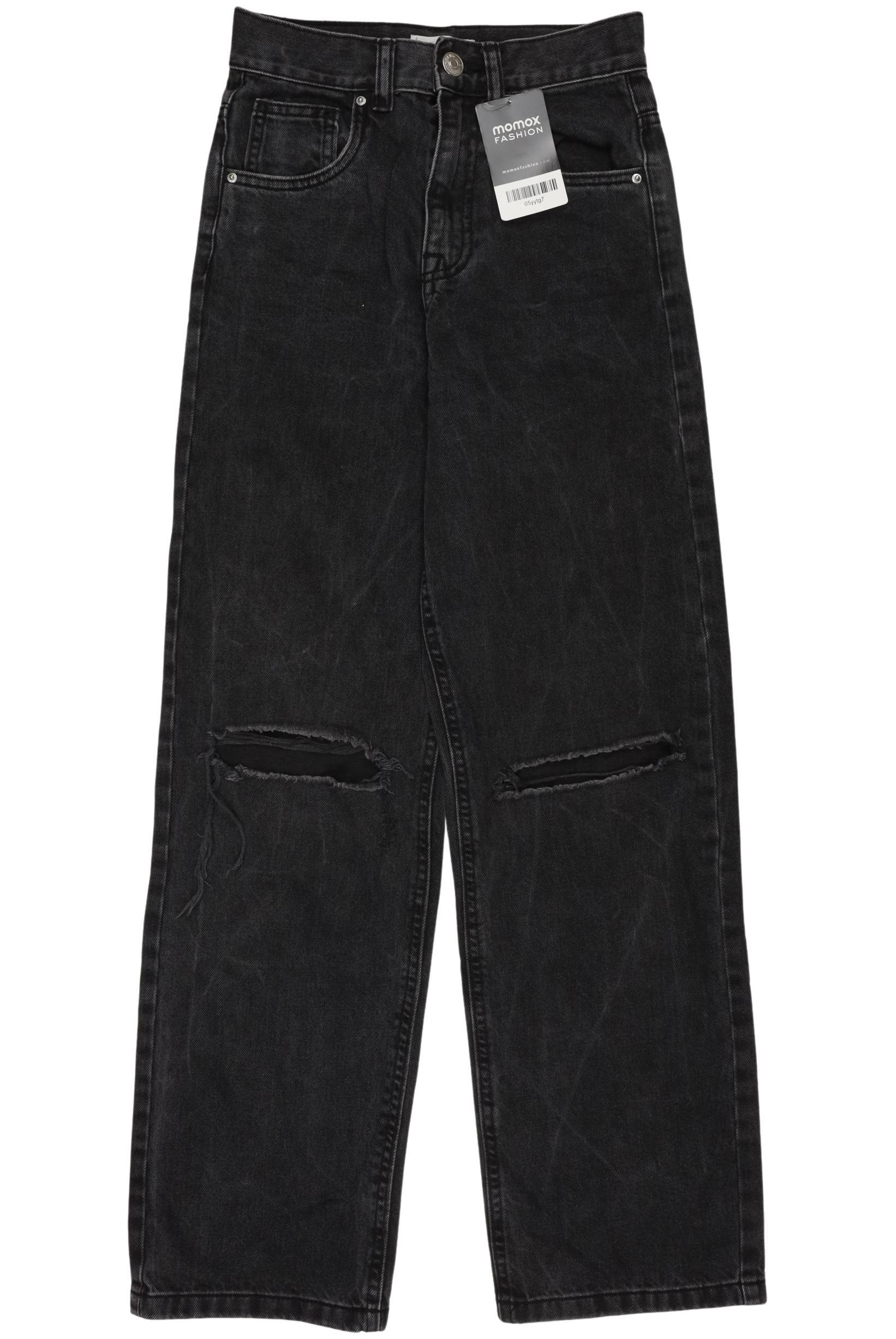 

Mango Damen Jeans, schwarz, Gr. 0