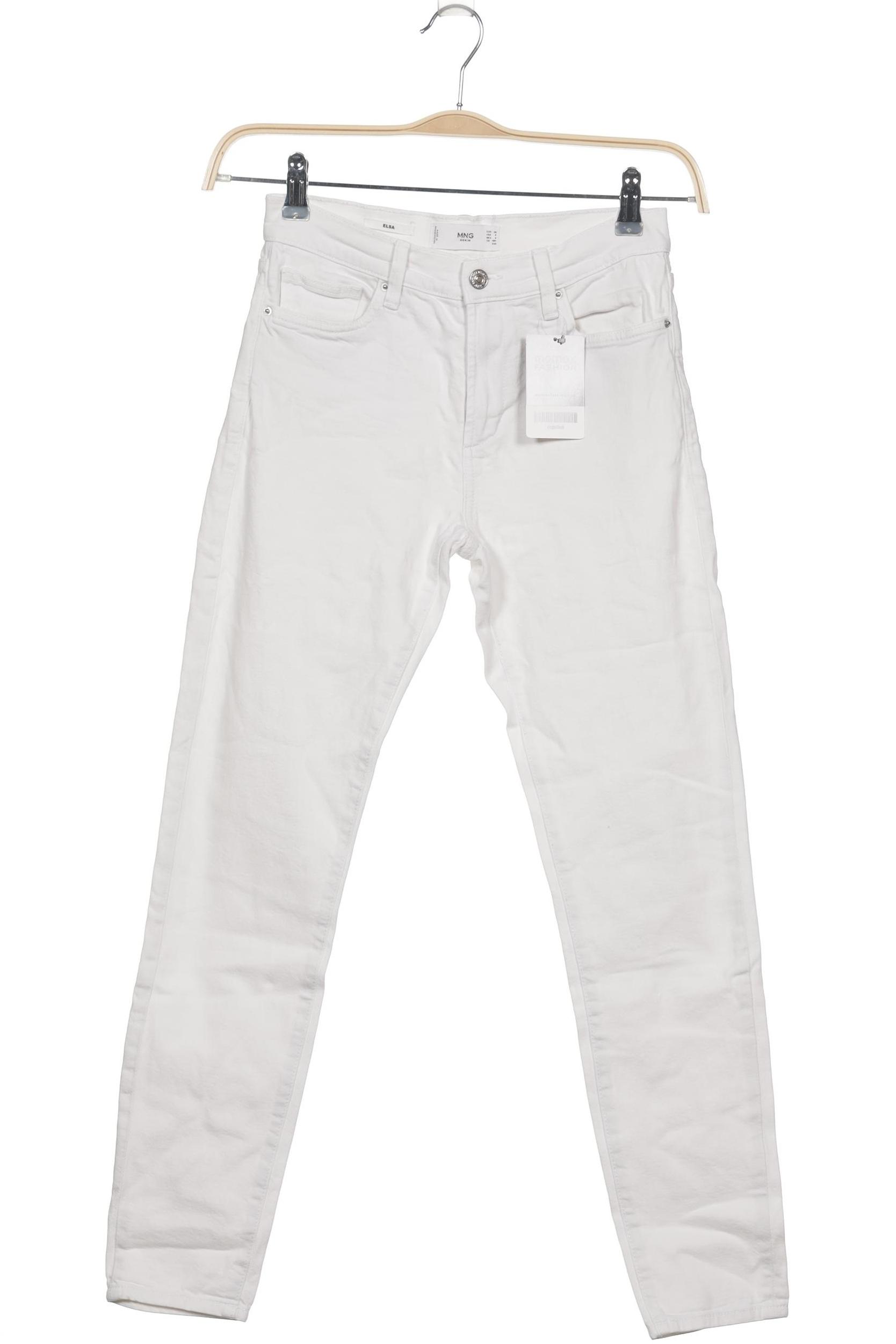 

Mango Damen Jeans, weiß, Gr. 36
