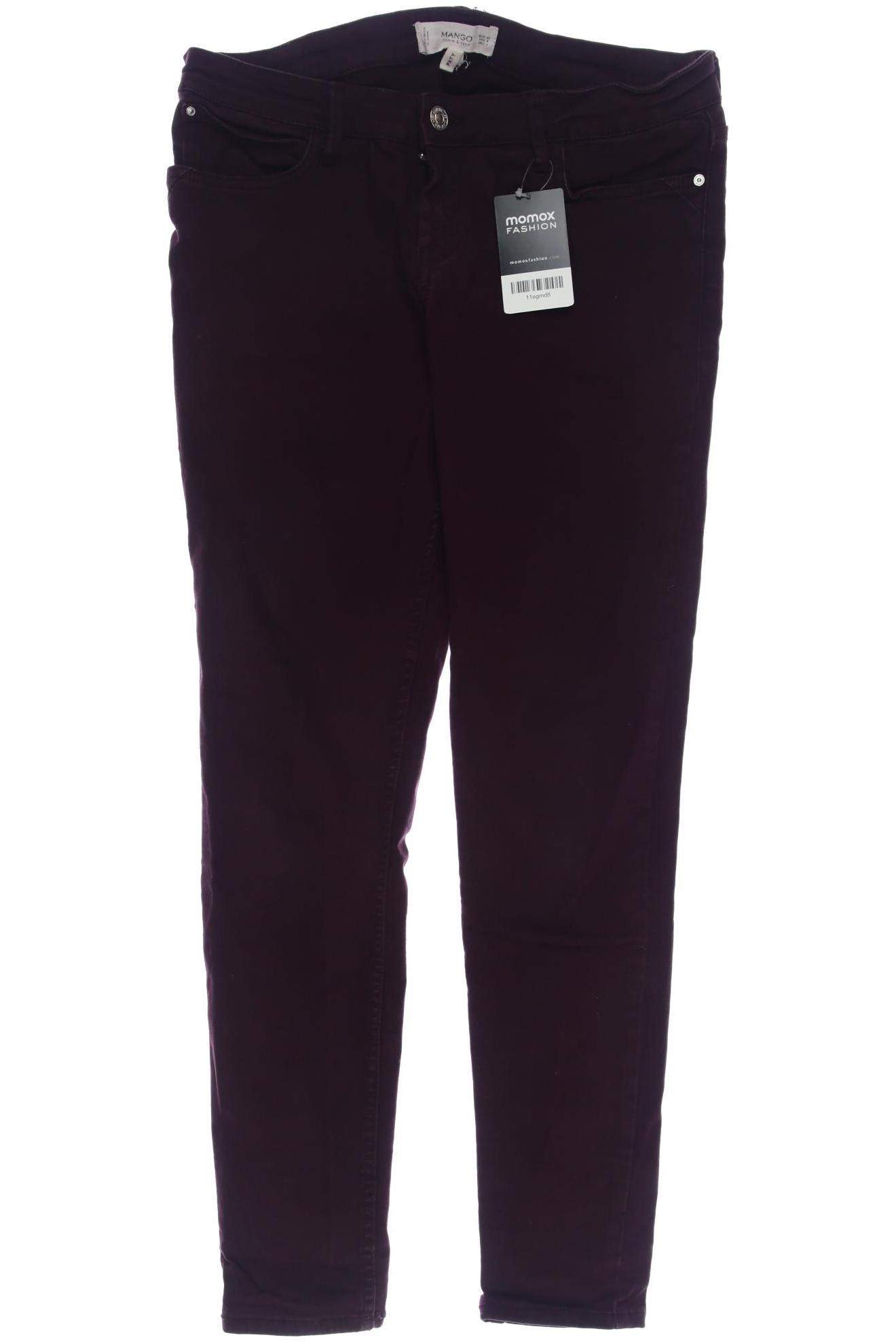 

Mango Damen Jeans, bordeaux, Gr. 40