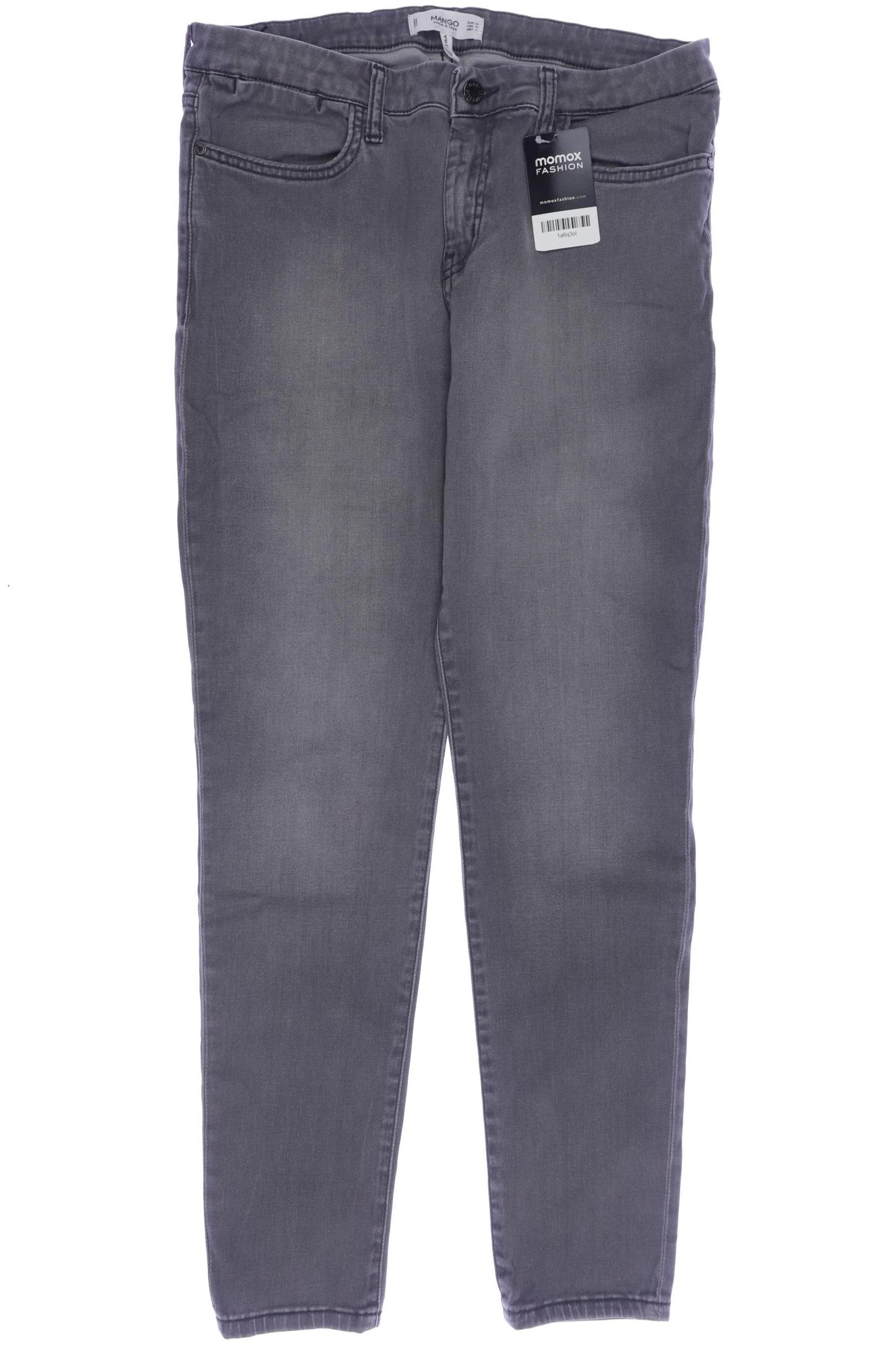 

Mango Damen Jeans, grau, Gr. 44