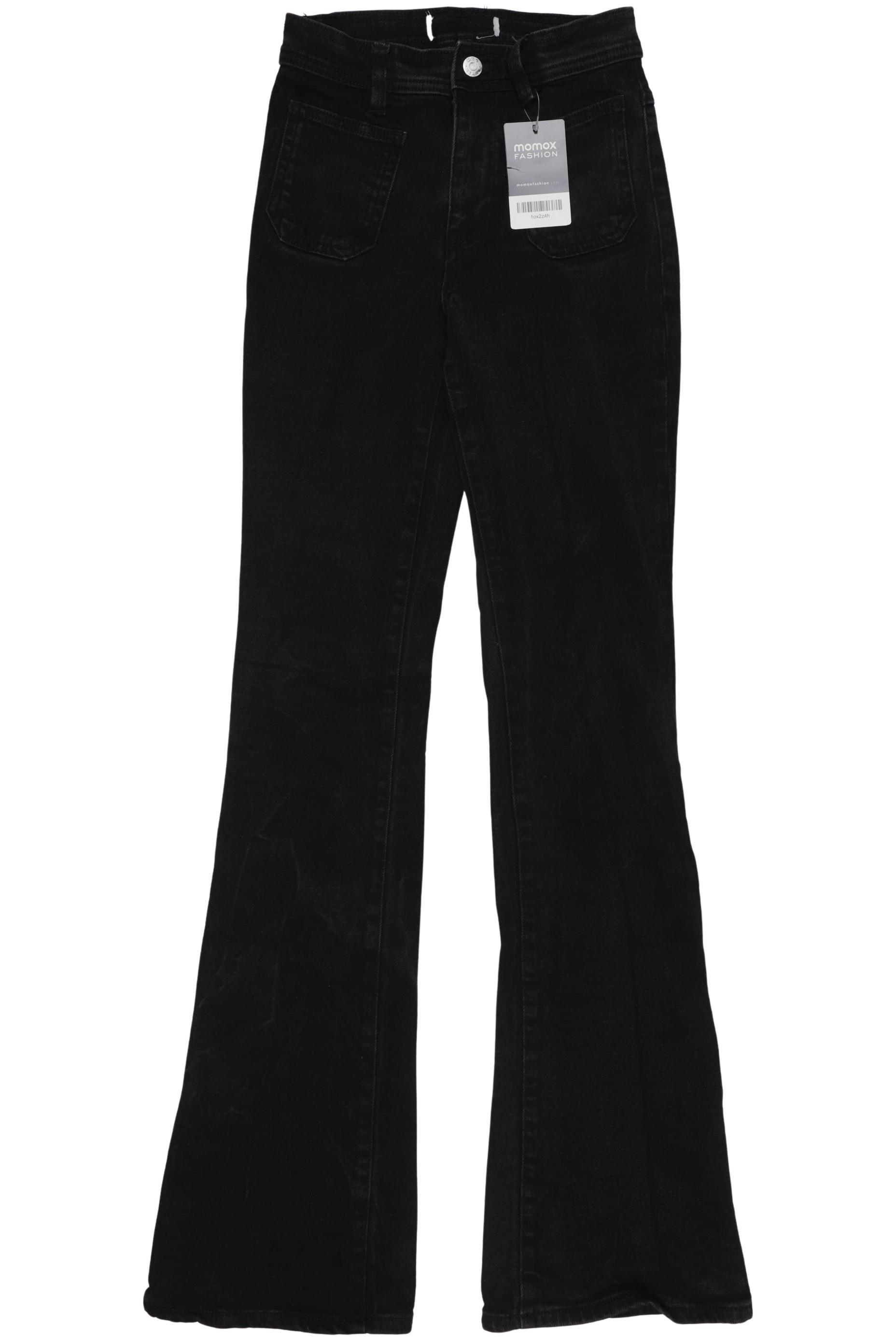 

Mango Damen Jeans, schwarz, Gr. 24