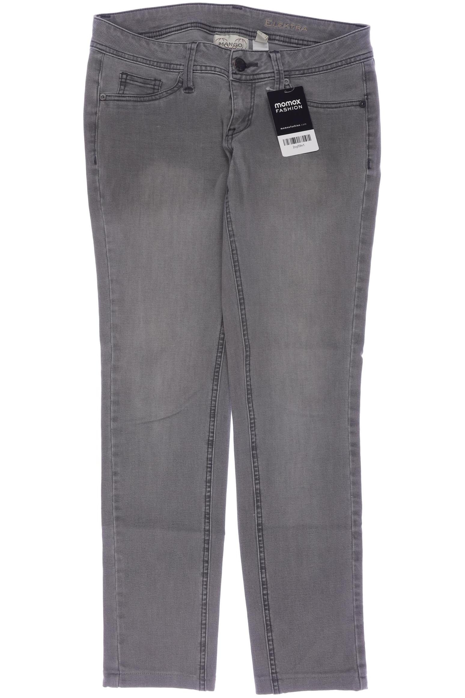 

Mango Damen Jeans, grau, Gr. 36