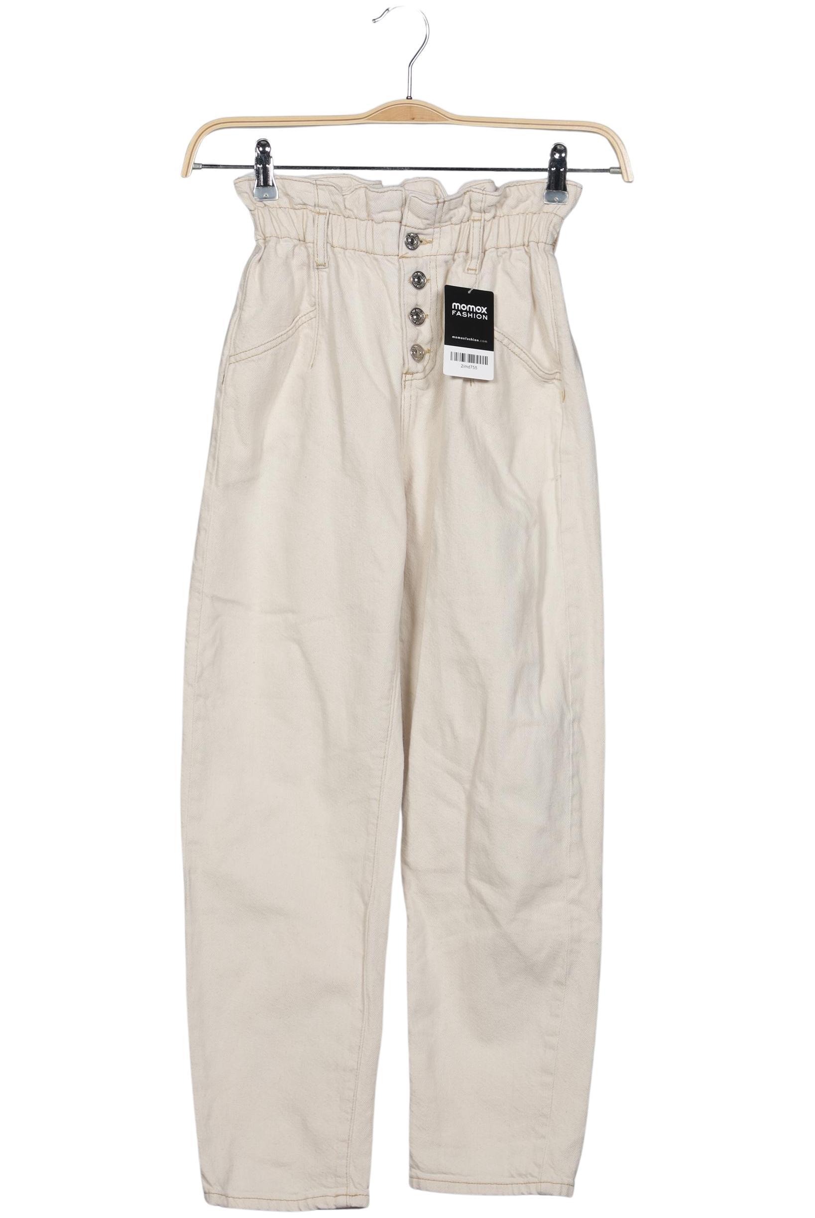 

Mango Damen Jeans, cremeweiß, Gr. 0