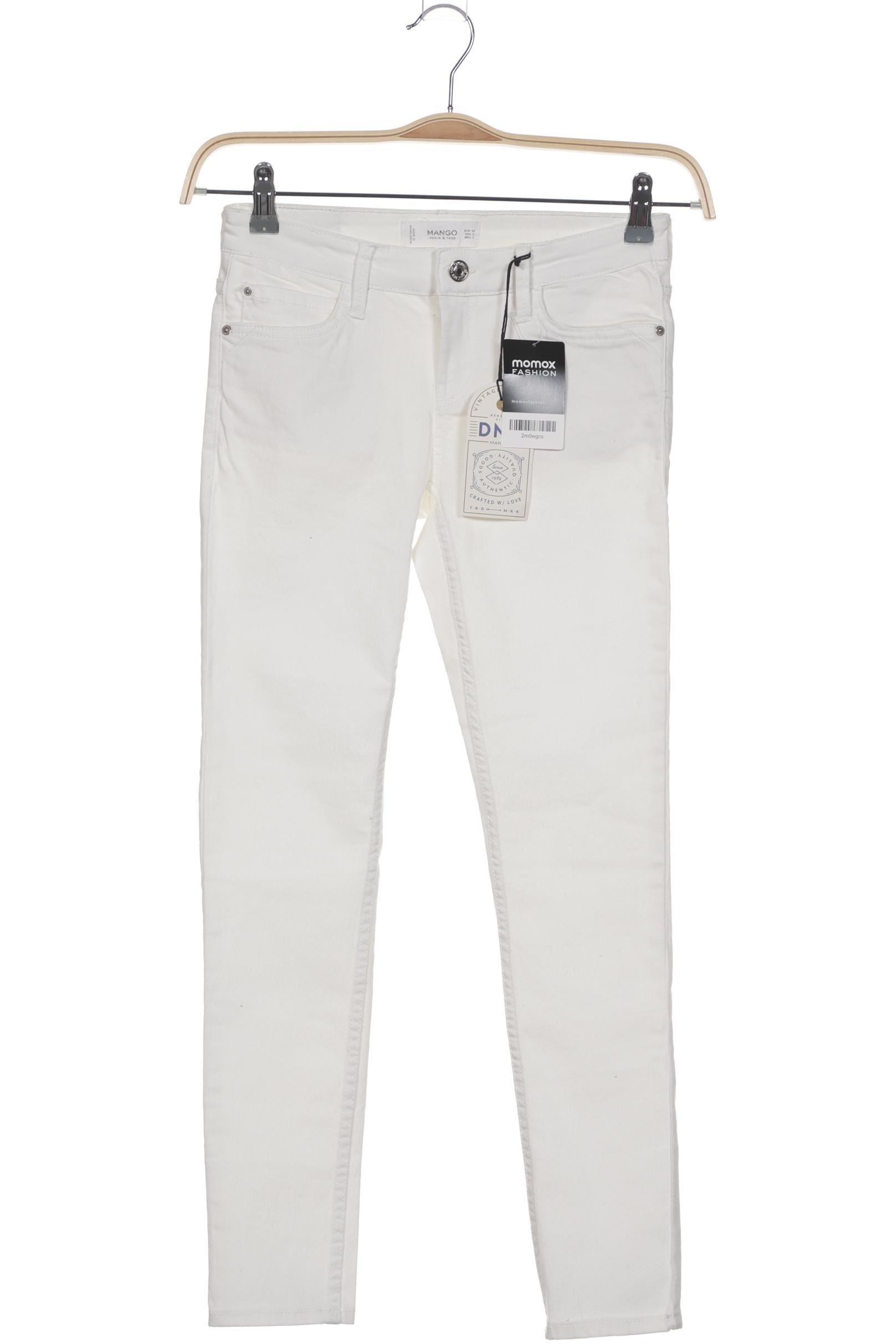 

Mango Damen Jeans, cremeweiß, Gr. 34