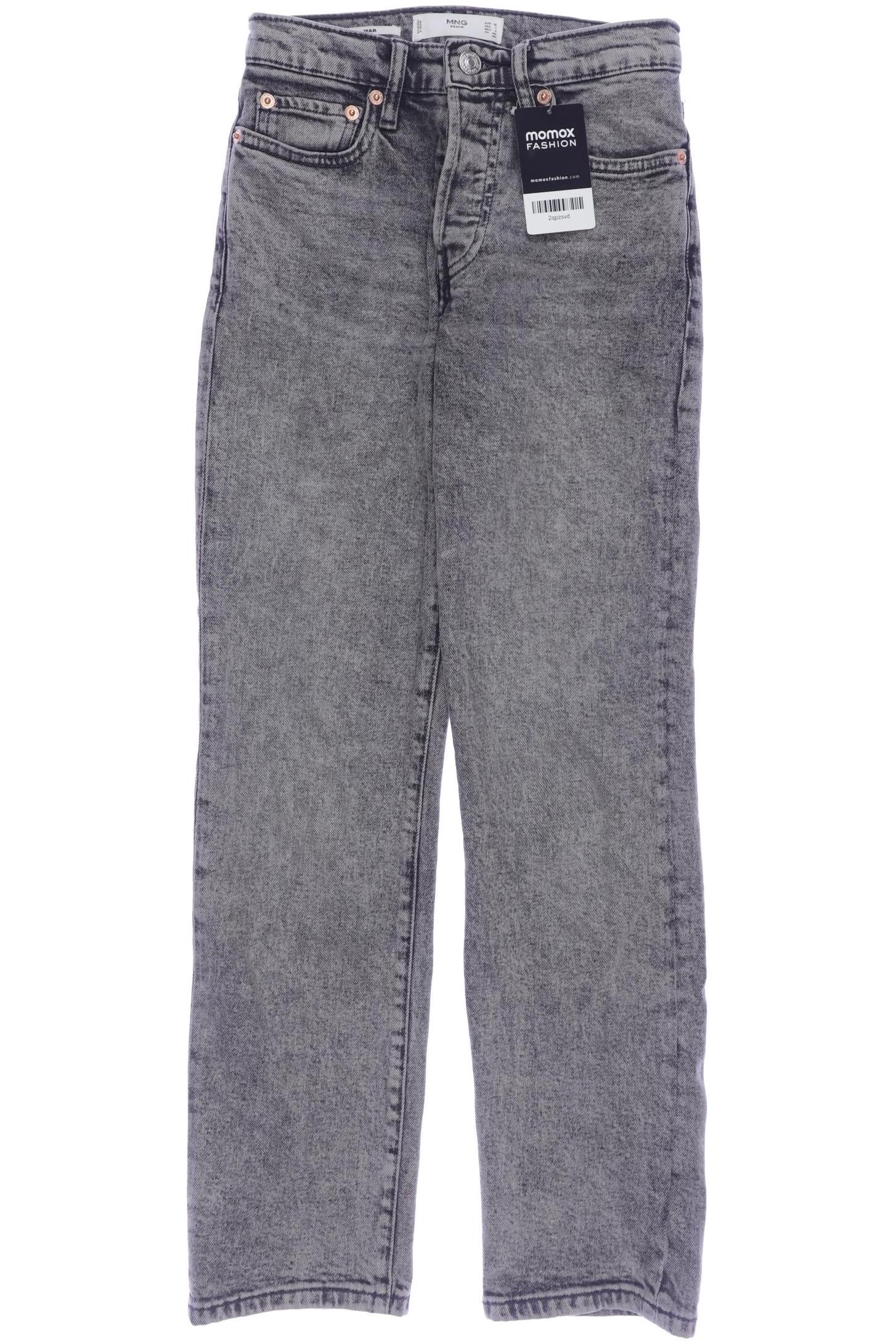 

Mango Damen Jeans, grau, Gr. 32