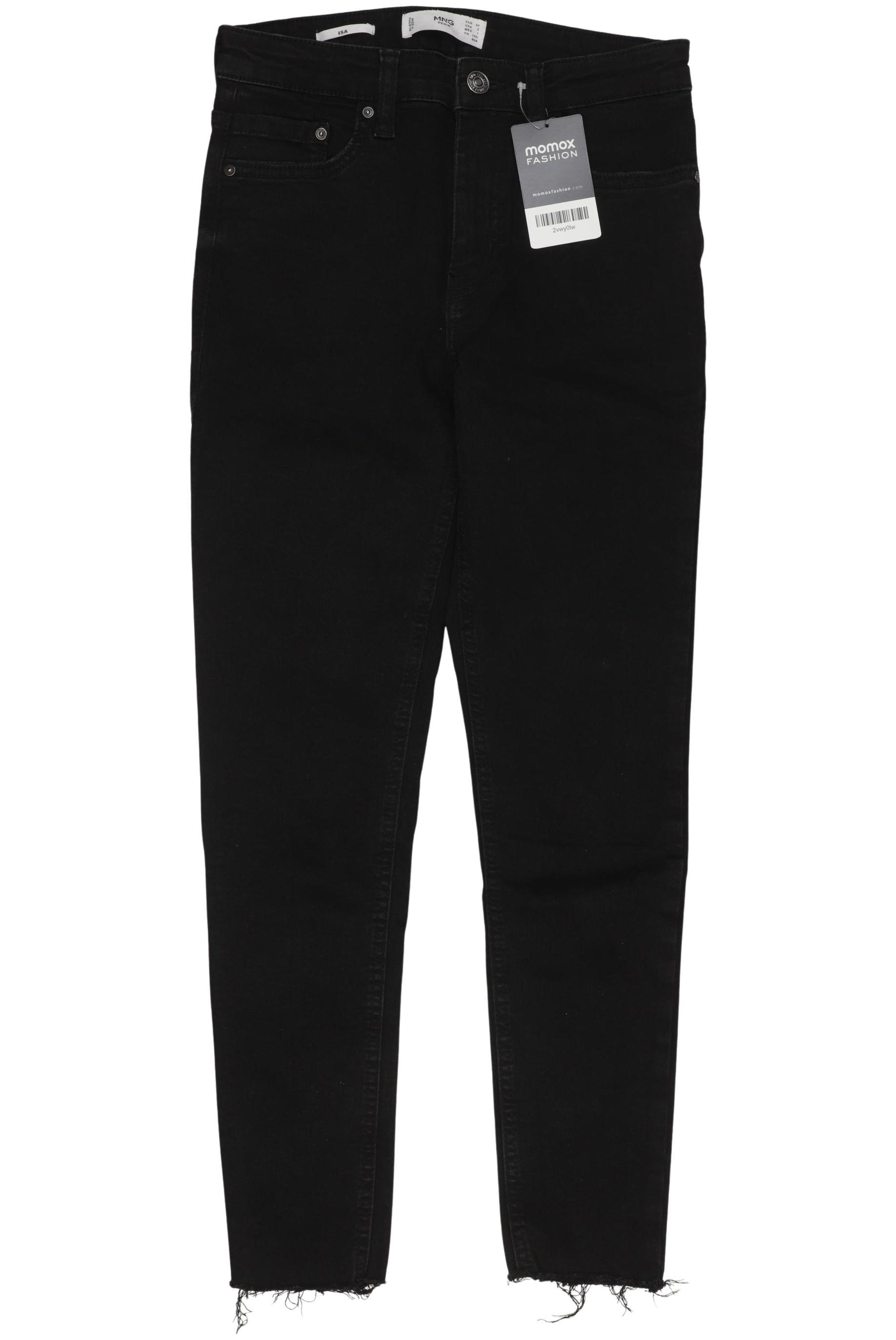 

Mango Damen Jeans, schwarz, Gr. 34