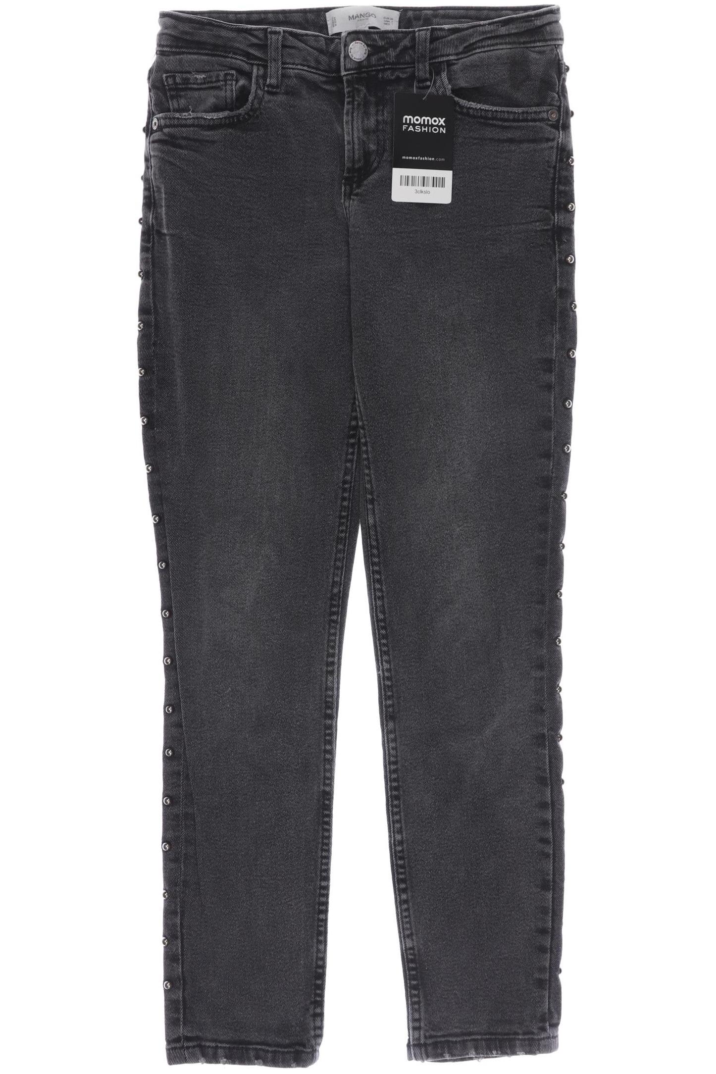 

Mango Damen Jeans, grau, Gr. 34