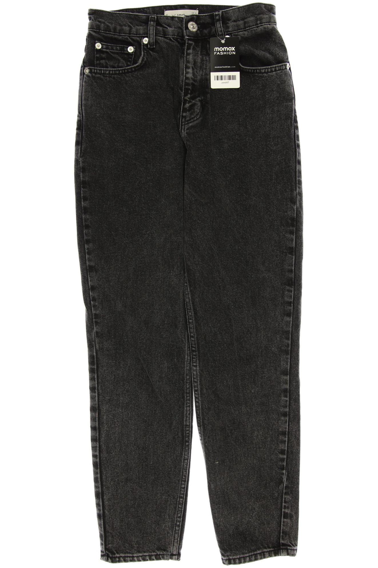 

Mango Damen Jeans, schwarz, Gr. 32
