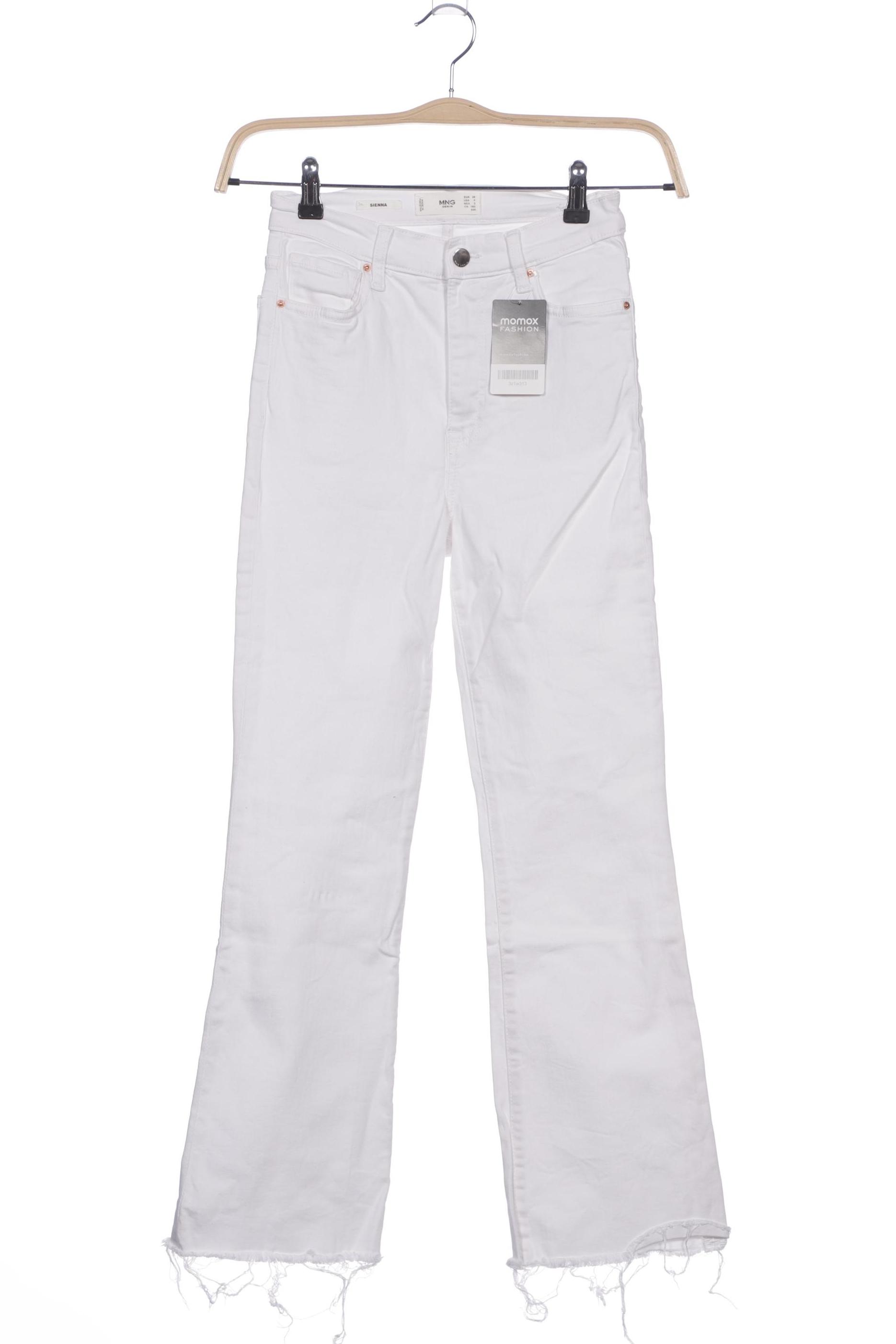 

Mango Damen Jeans, weiß, Gr. 36